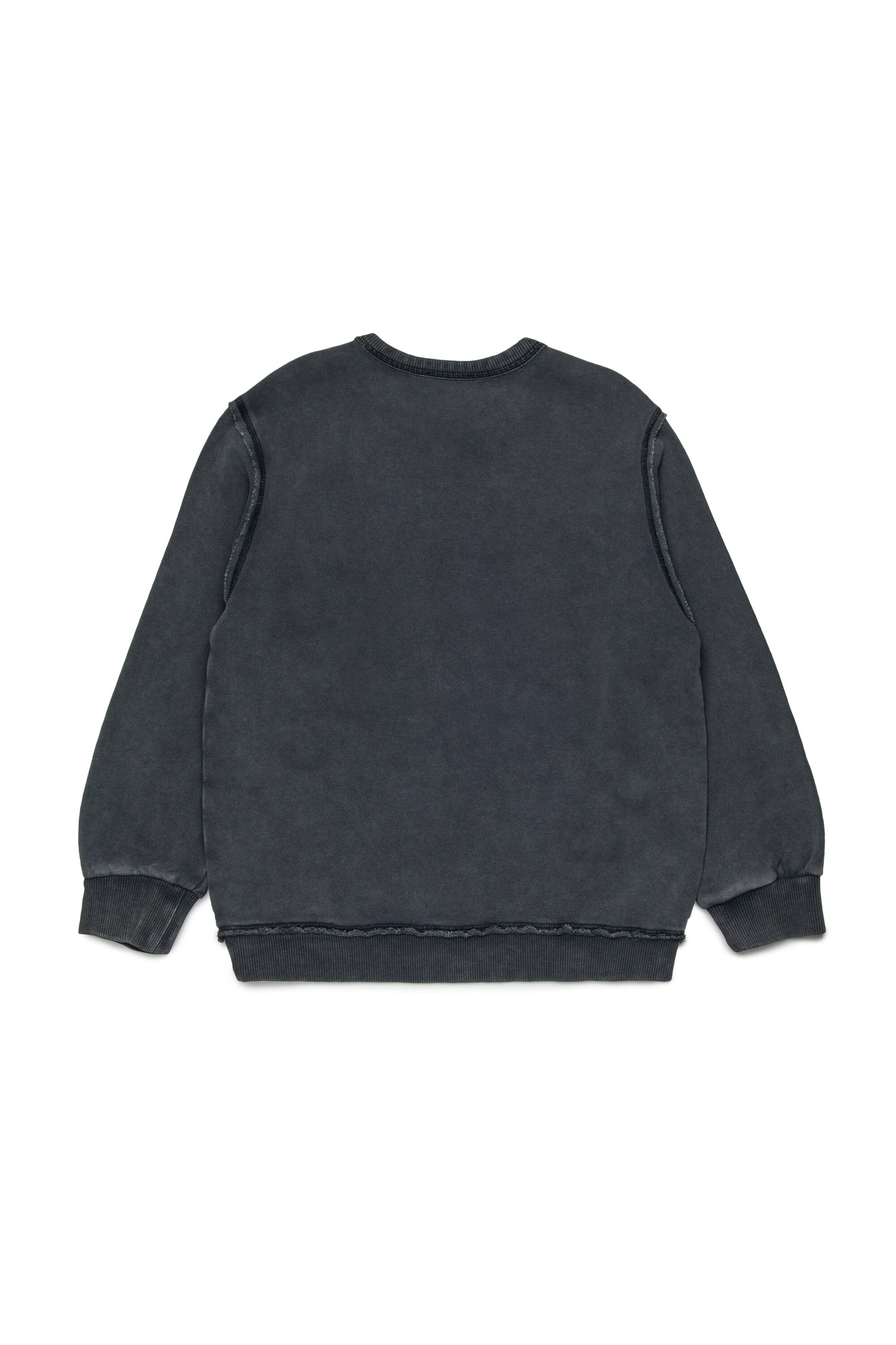 Sudadera de cuello redondo con gráficos góticos