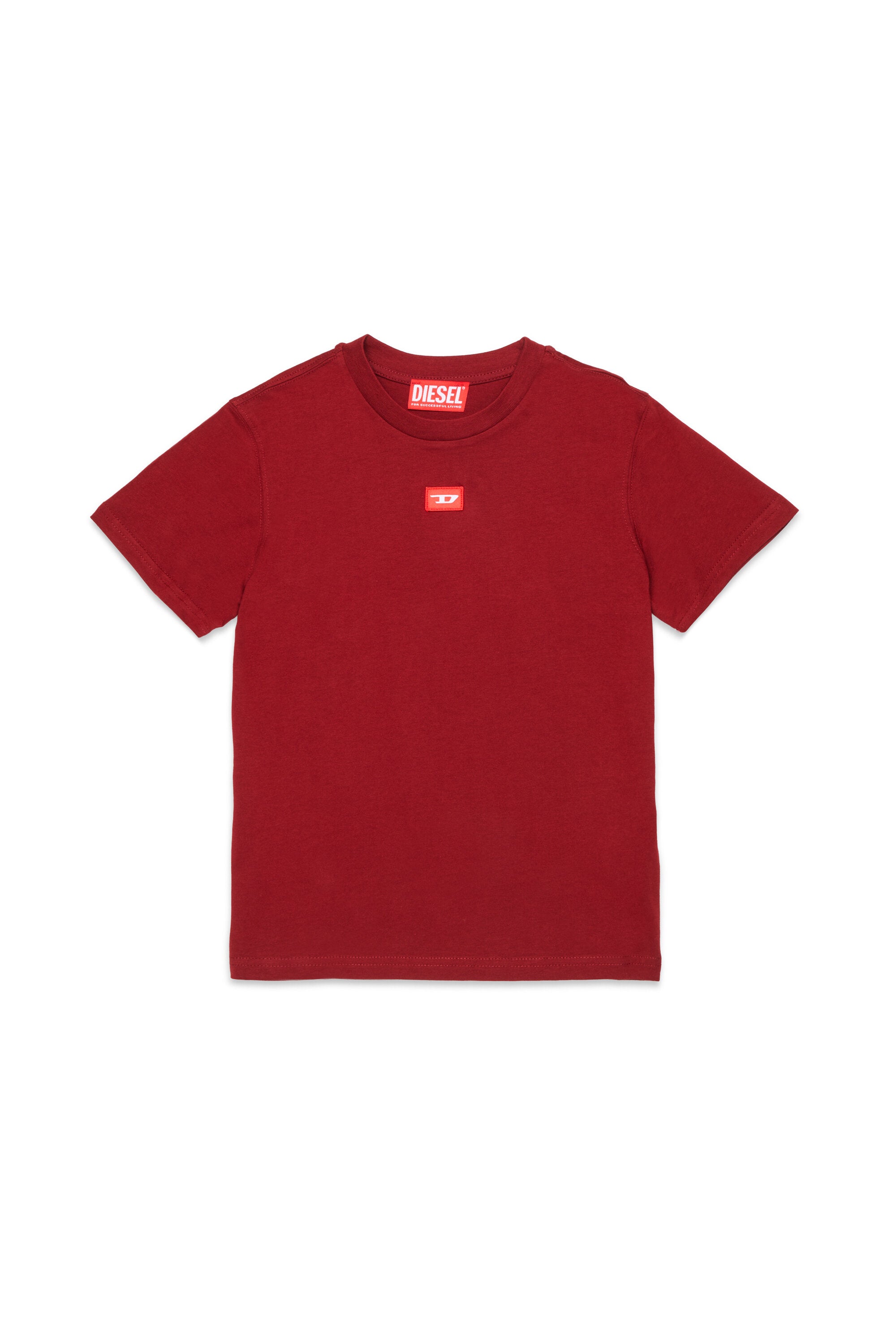 T-shirt en jersey avec écusson "D" rouge