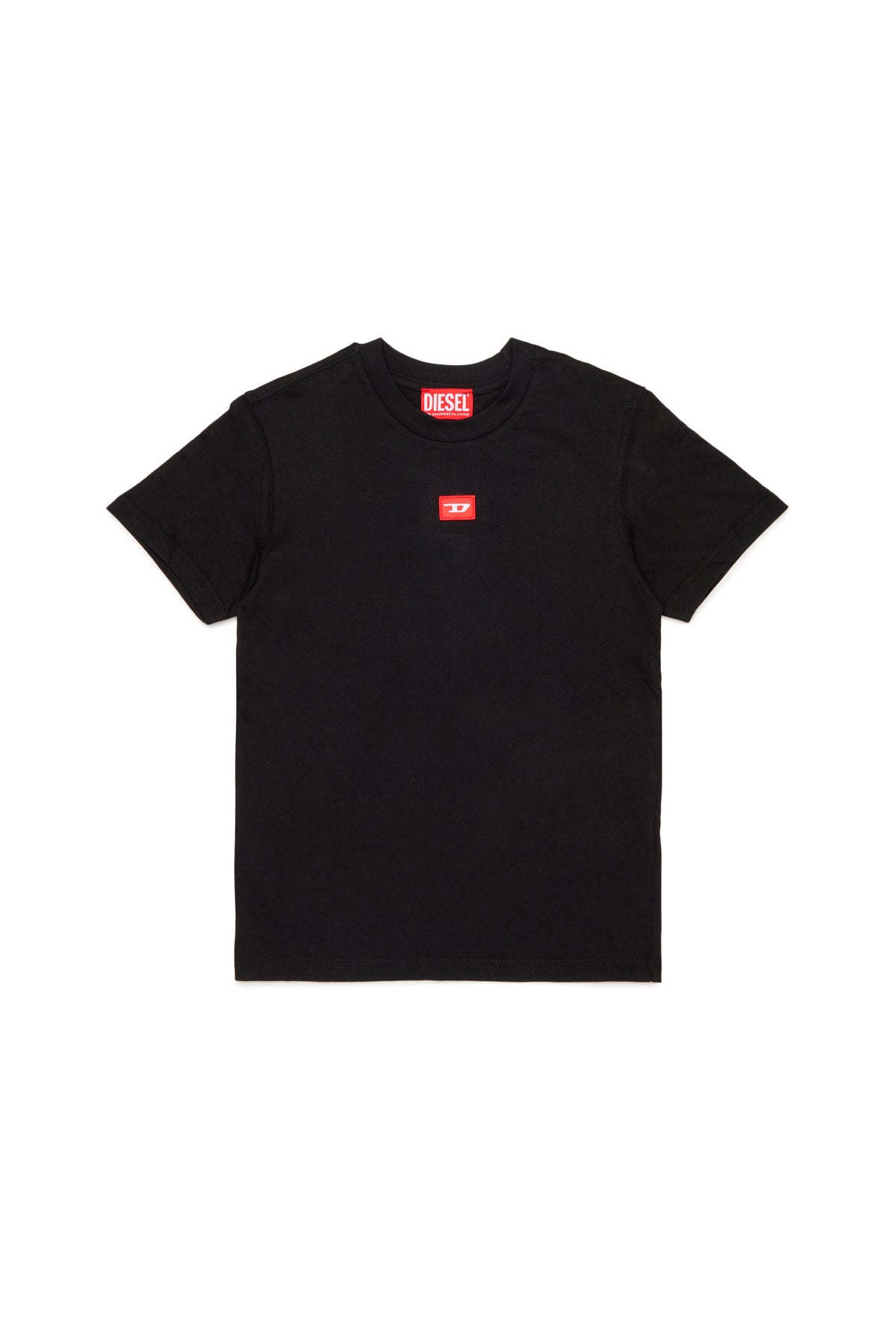 T-shirt en jersey avec écusson "D" rouge
