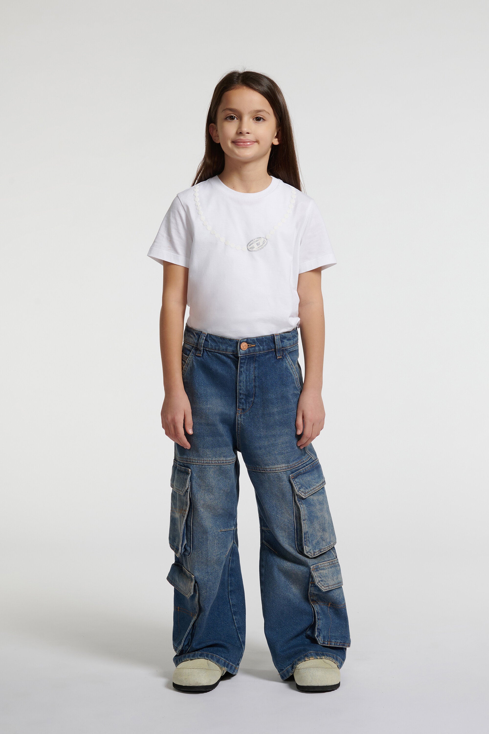 Jeans mit Relaxed-Passform und Cargotaschen - D-Argjx Cargo
