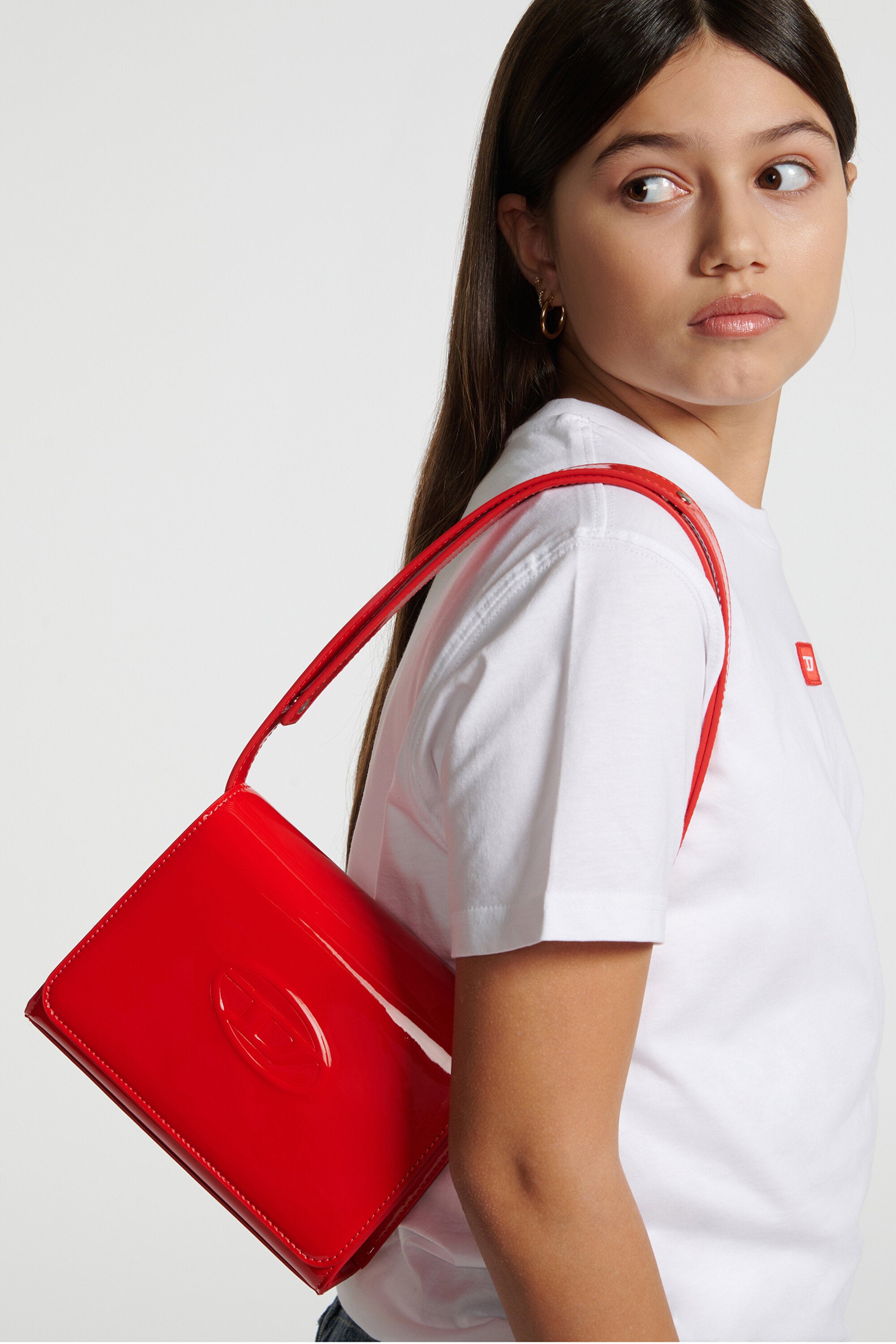 WROSE bag for girls DIESEL patent leather | BRAVE KID