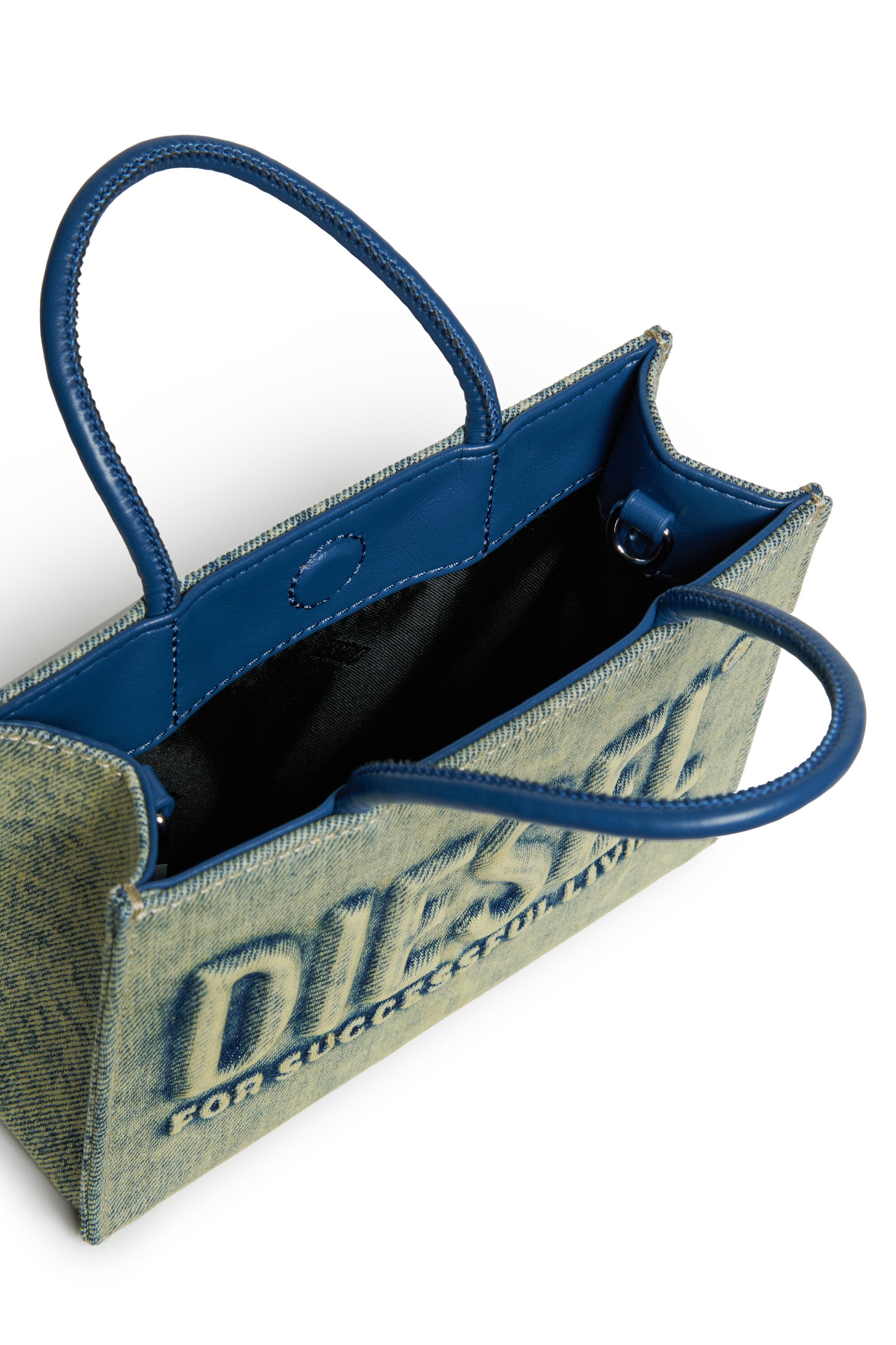 Borsa DSL 3D in denim solarizzato
