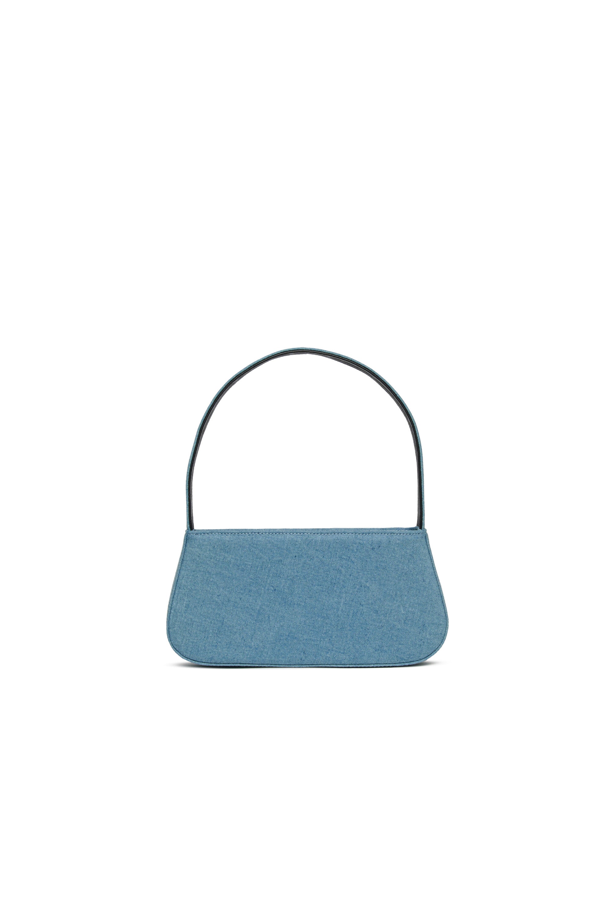 Borsa WJULIE in denim con rhinestones