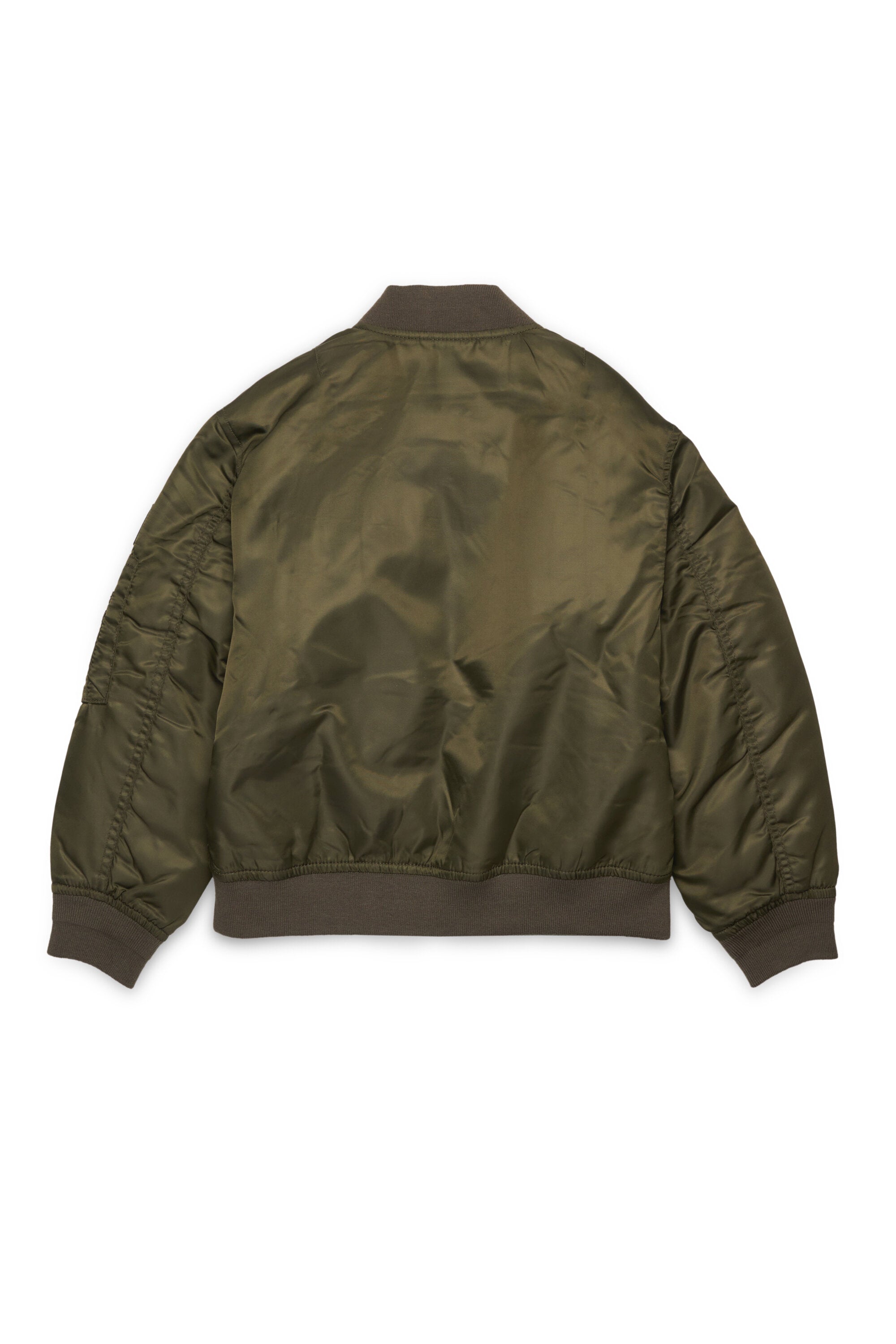 Giacca bomber con logo e tasche con zip