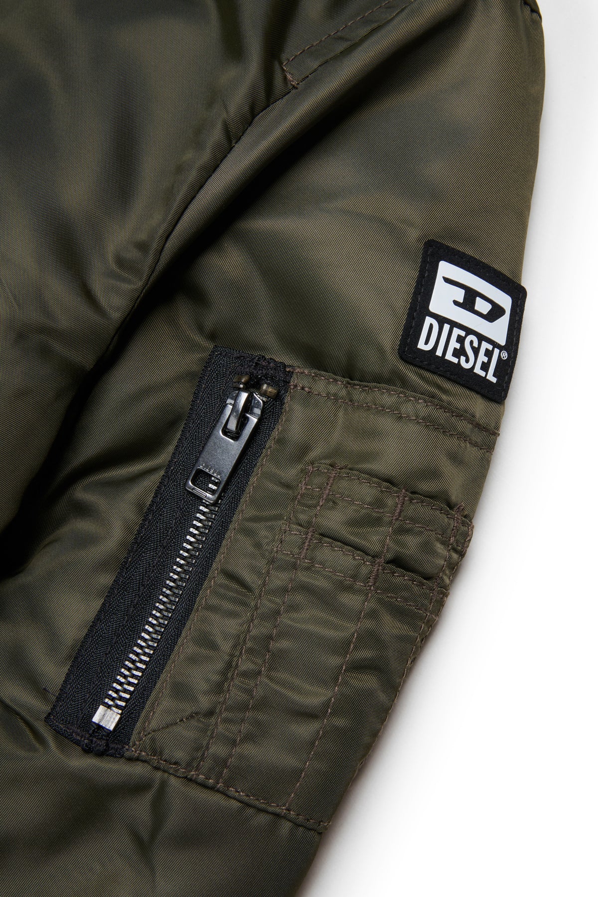Blouson bomber avec logo et poches zippées