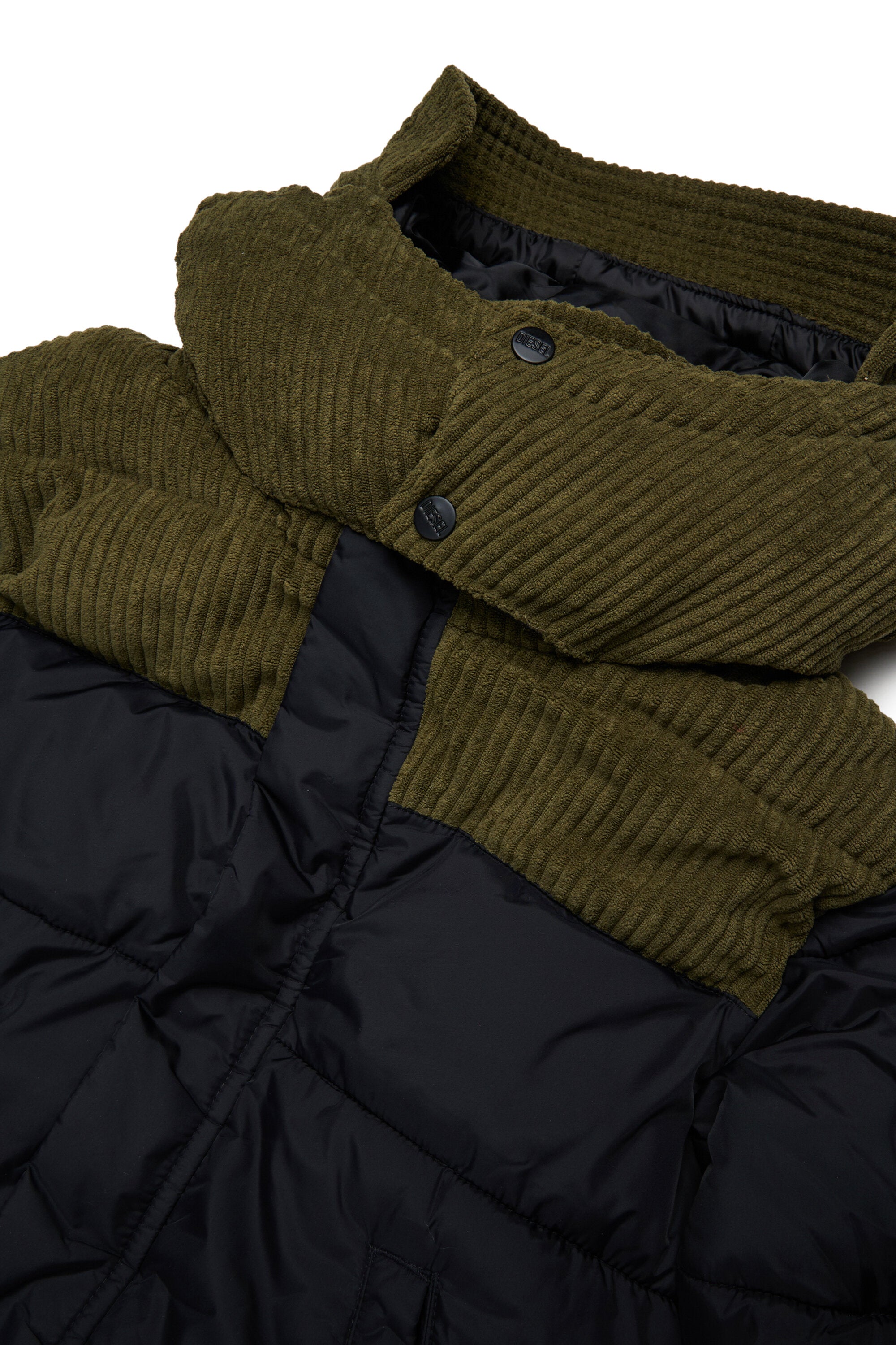 Chaqueta acolchada con logotipo