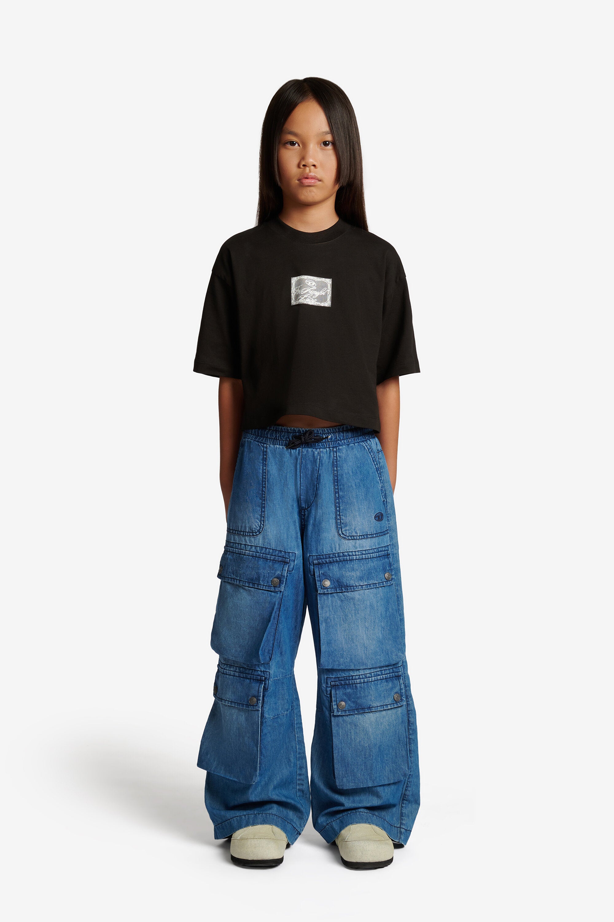 Jeans relaxed fit lavaggio blu medio - D-Kaith