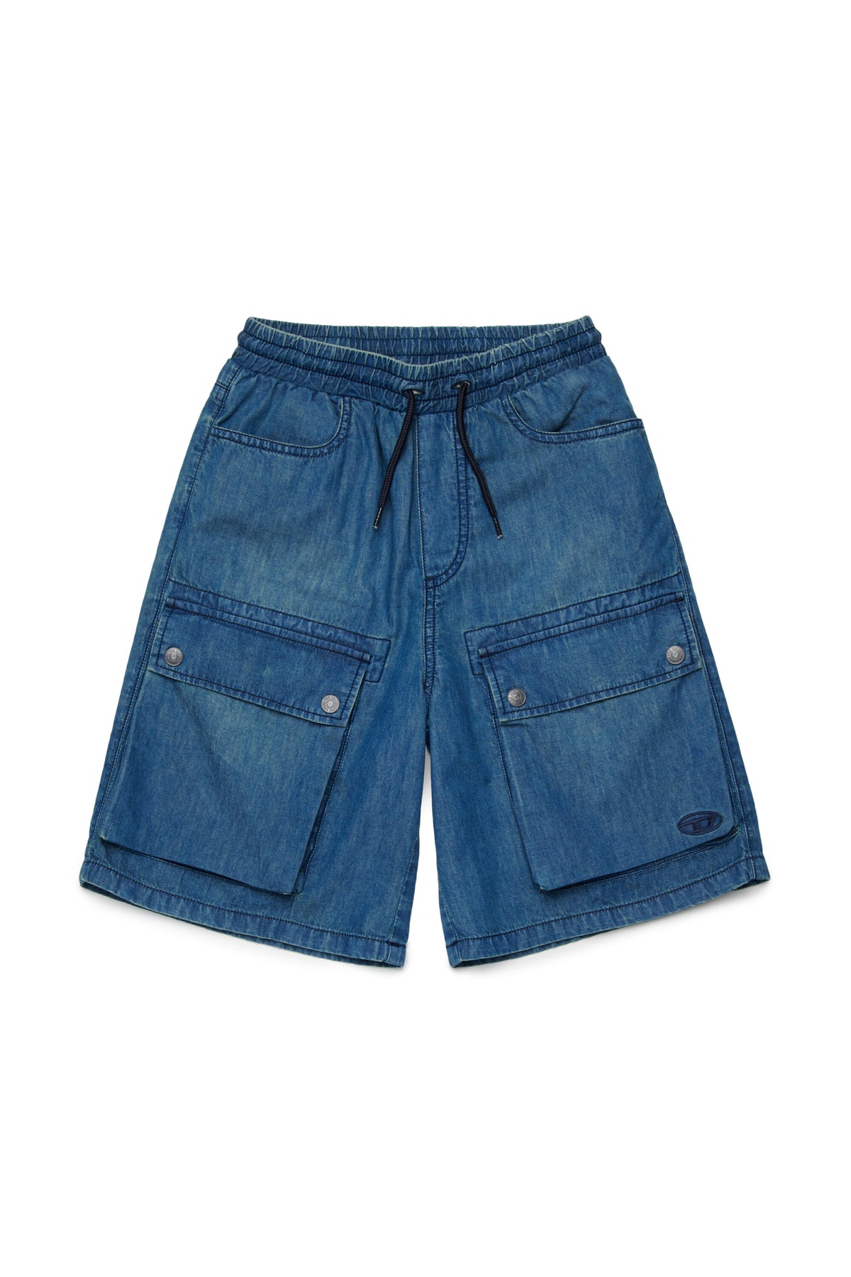 Short cargo en denim