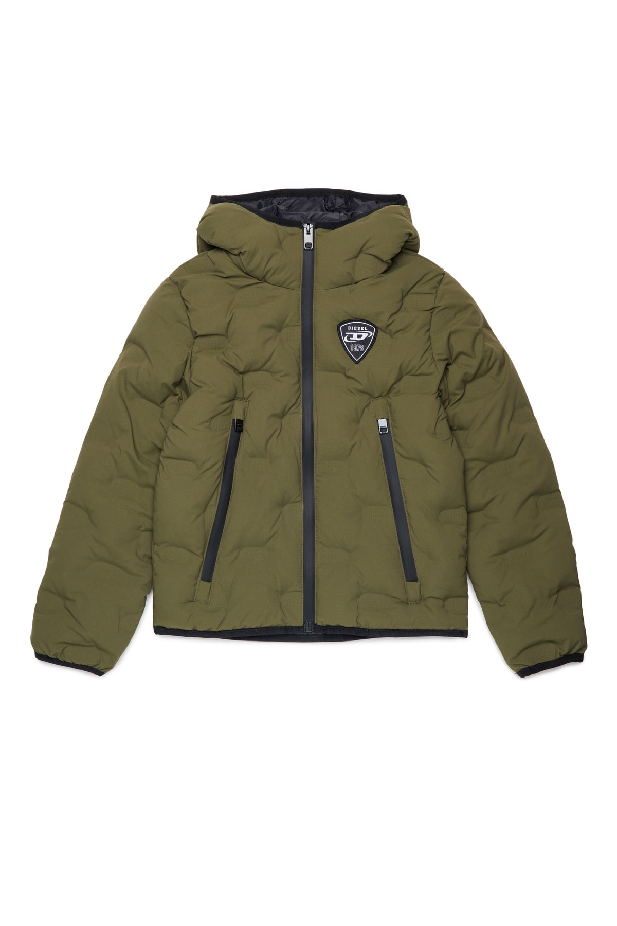Steppjacke mit Logo