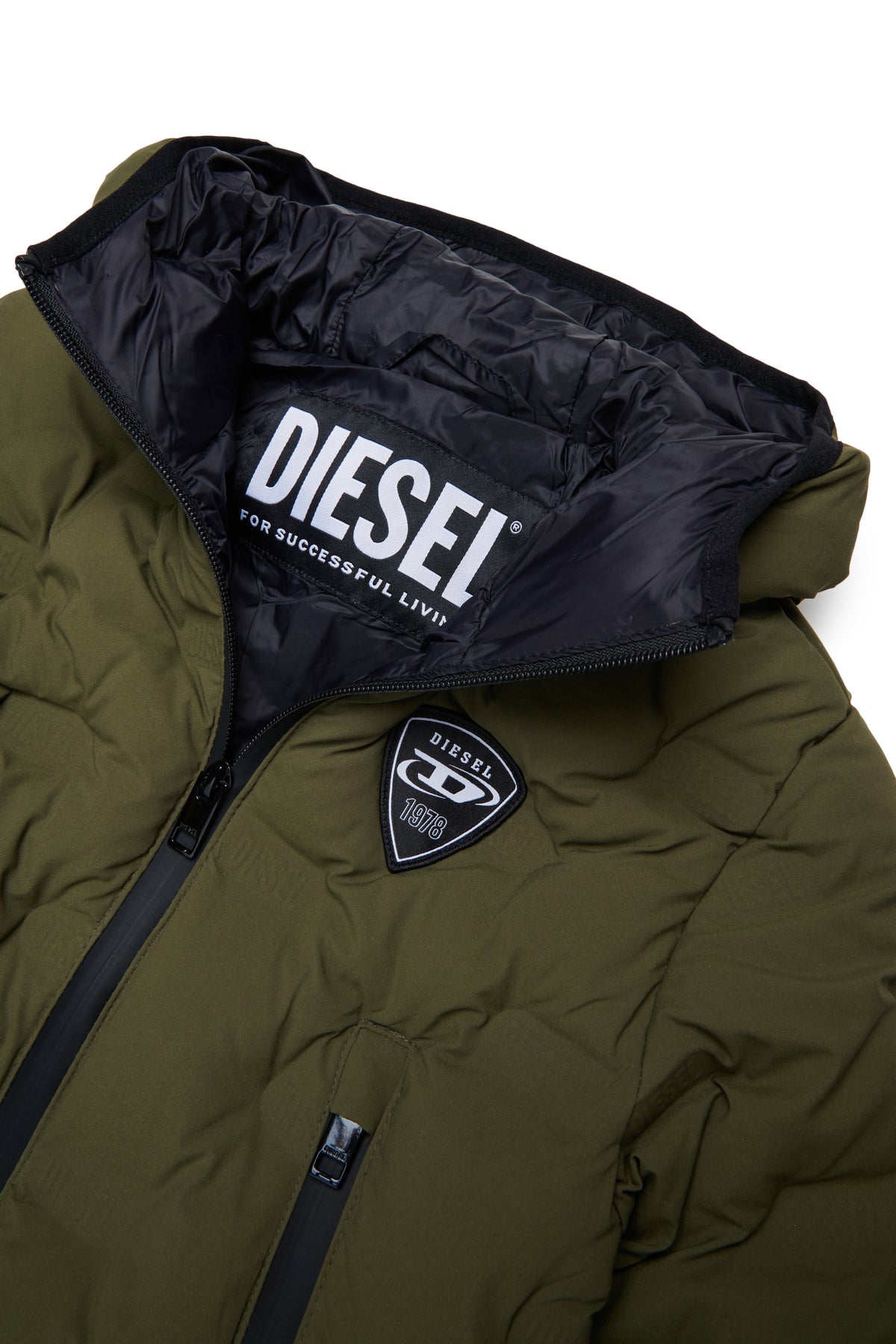 Steppjacke mit Logo