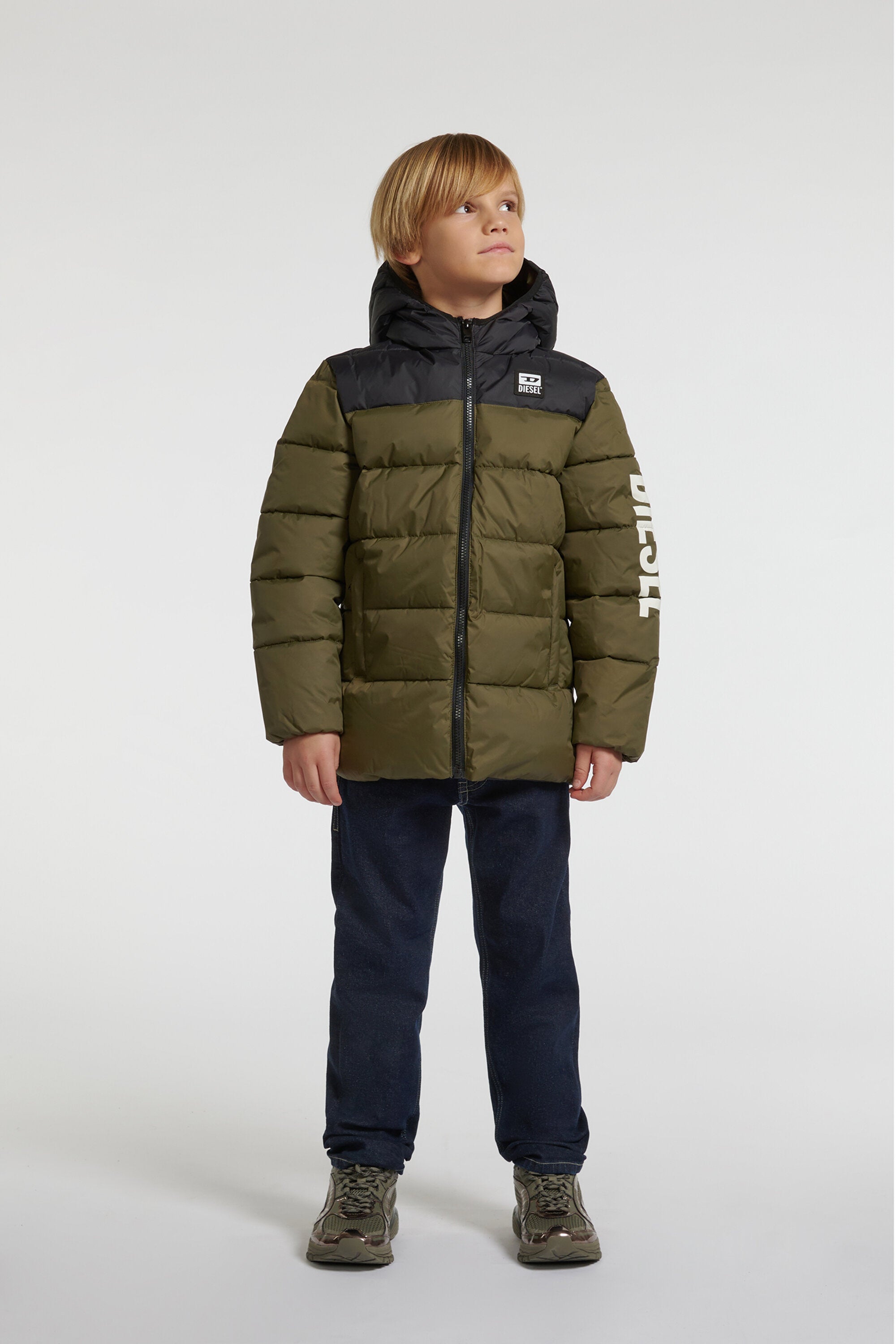 Veste matelassée avec logo