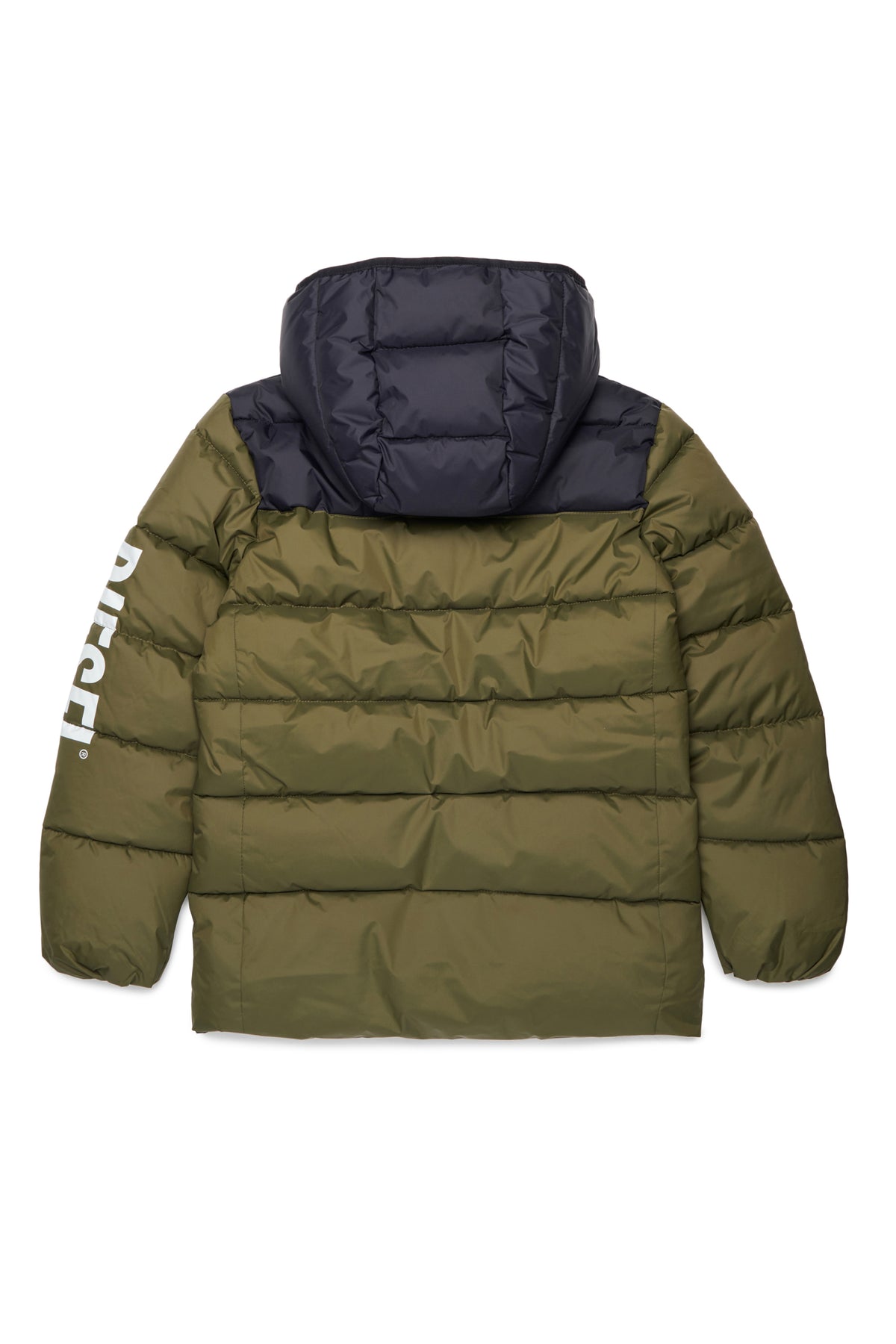 Padded jacket with logo