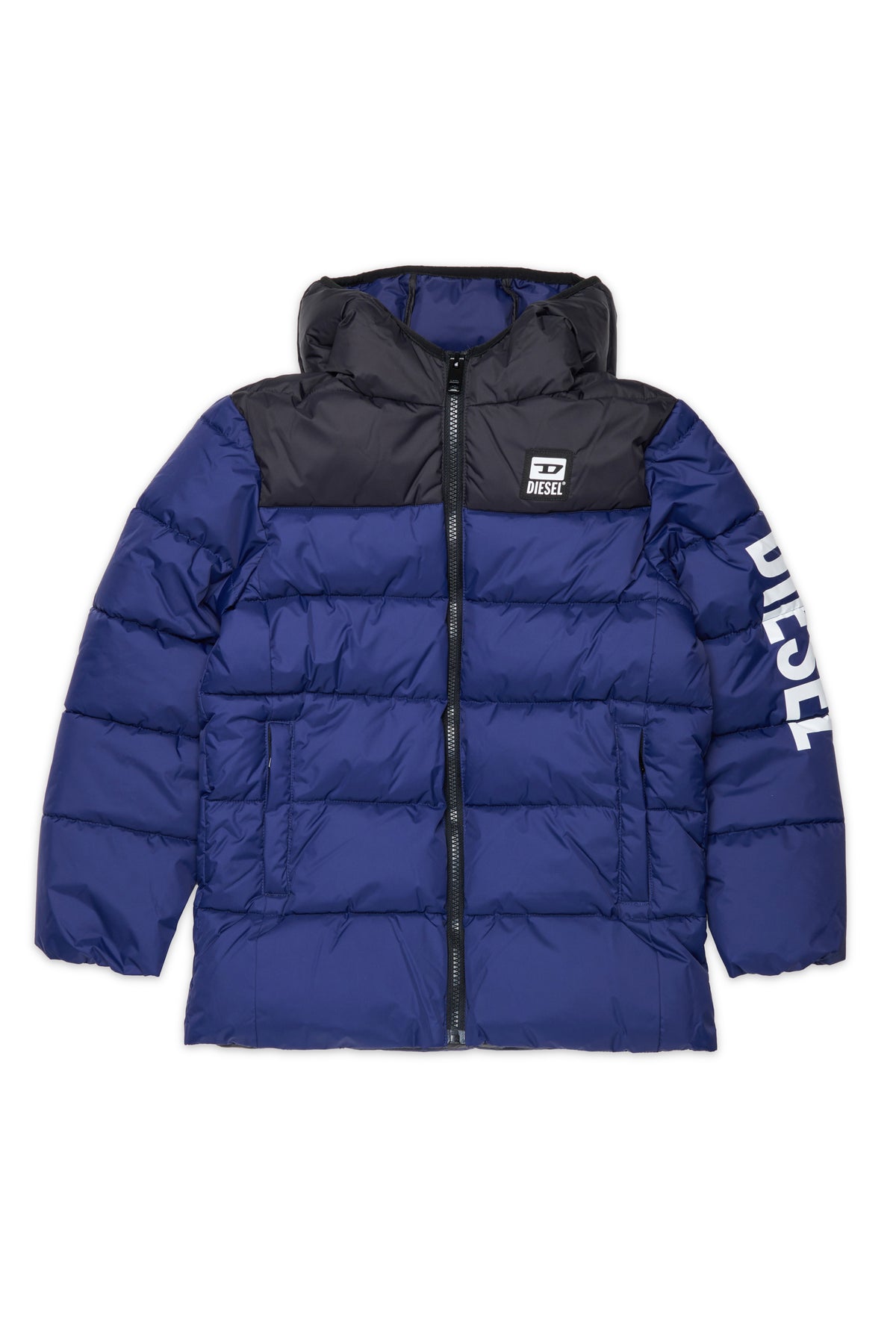 Chaqueta acolchada con logotipo