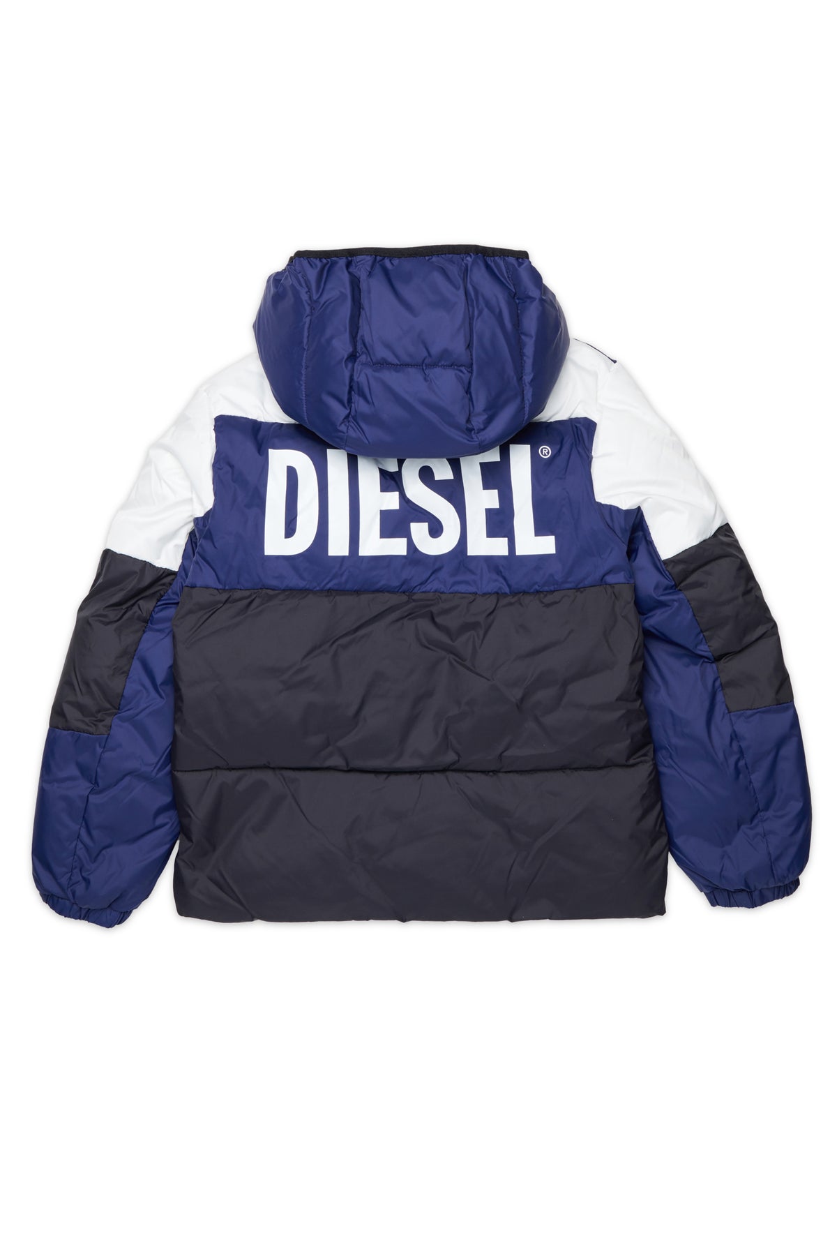 Veste matelassée colorblock avec logo