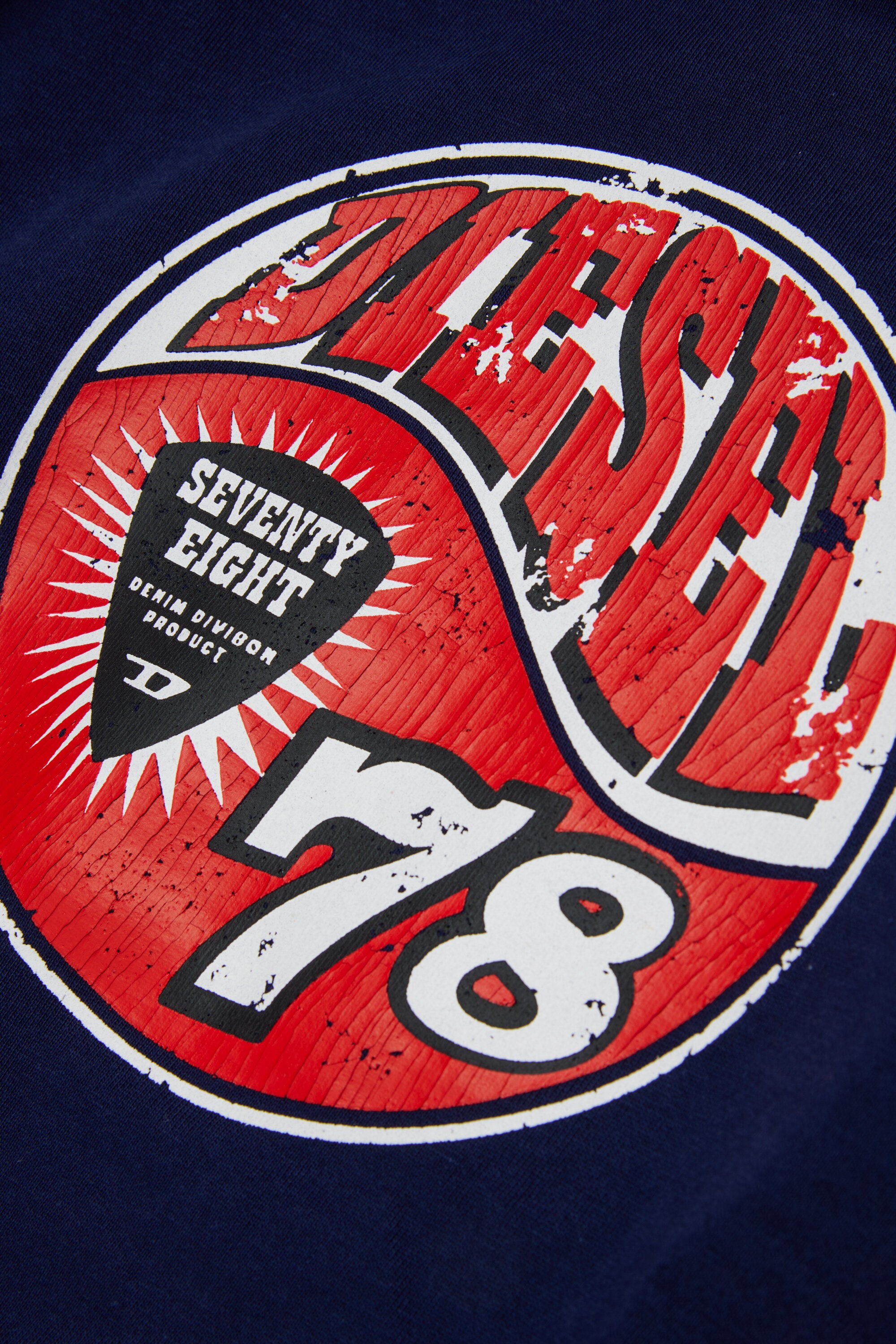 Sweatshirt mit Diesel 78 Logo