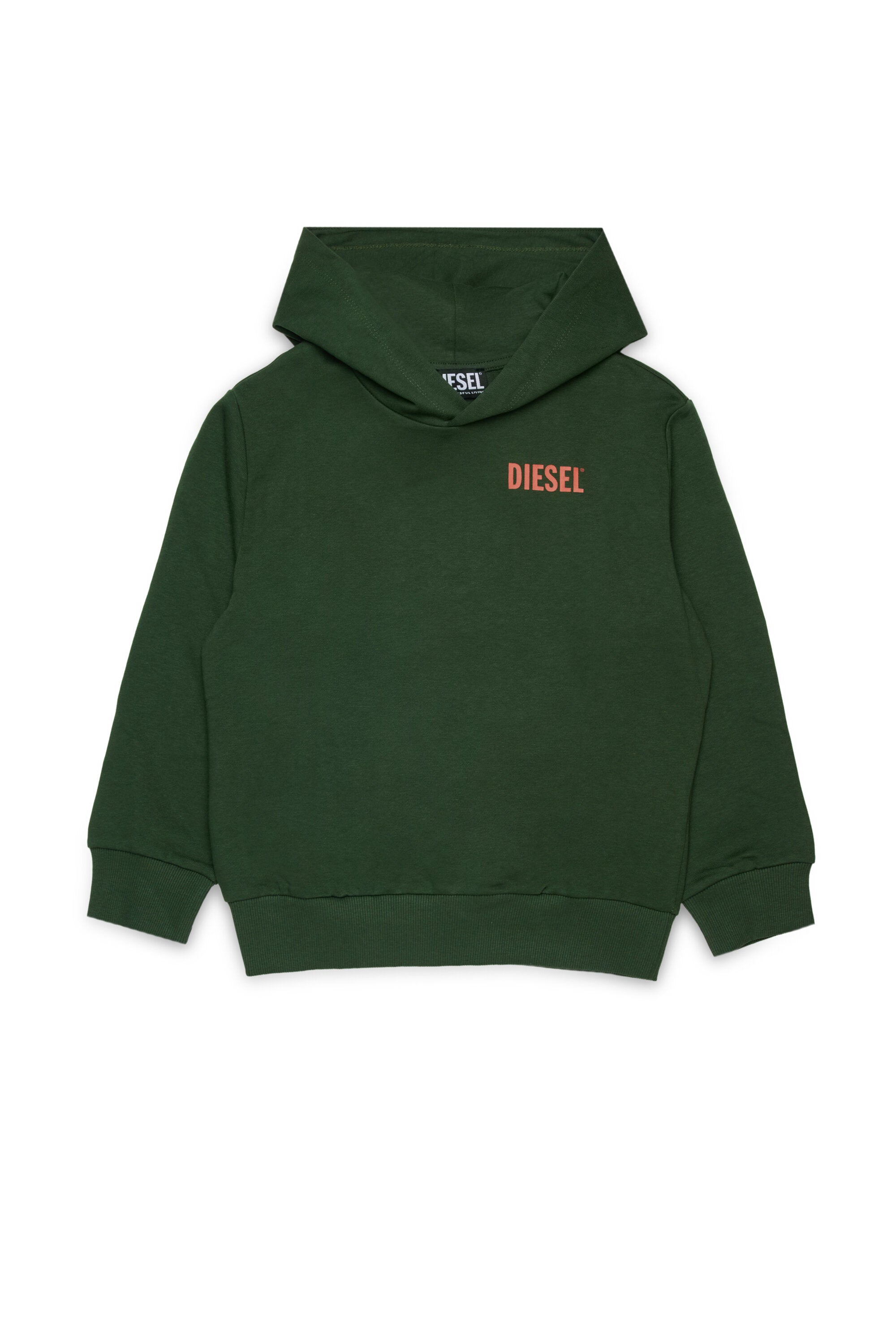 Sudadera con capucha y logotipo Diesel