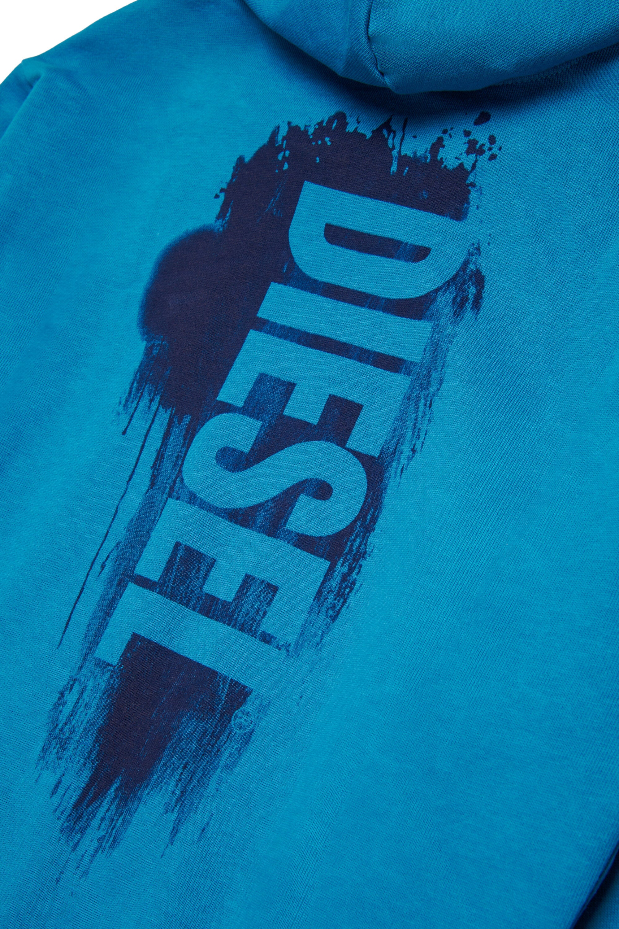 Felpa con cappuccio e logo Diesel