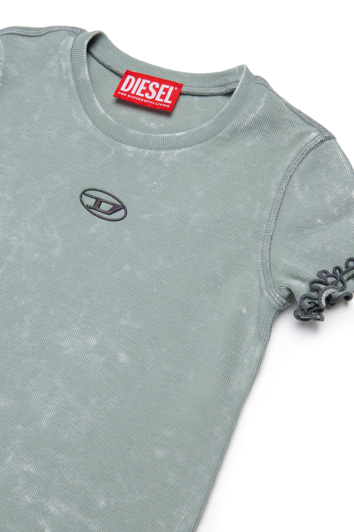 Camiseta de cuello redondo con logo