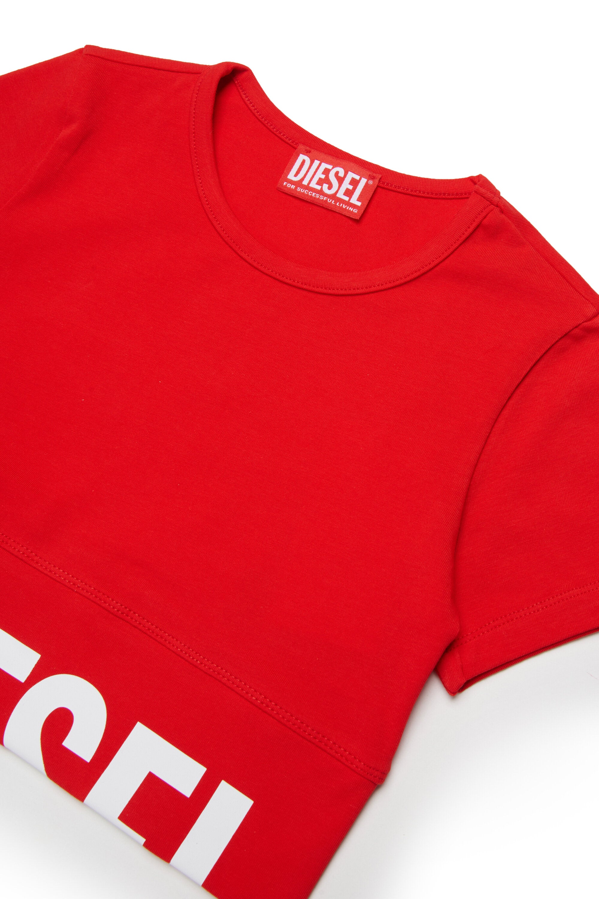 Rundhals-T-Shirt mit Logo
