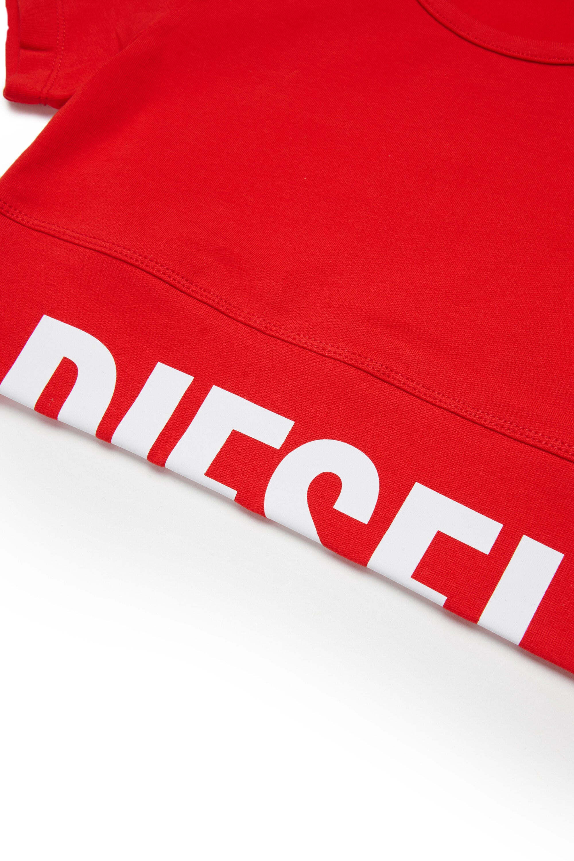 Camiseta de cuello redondo con logo