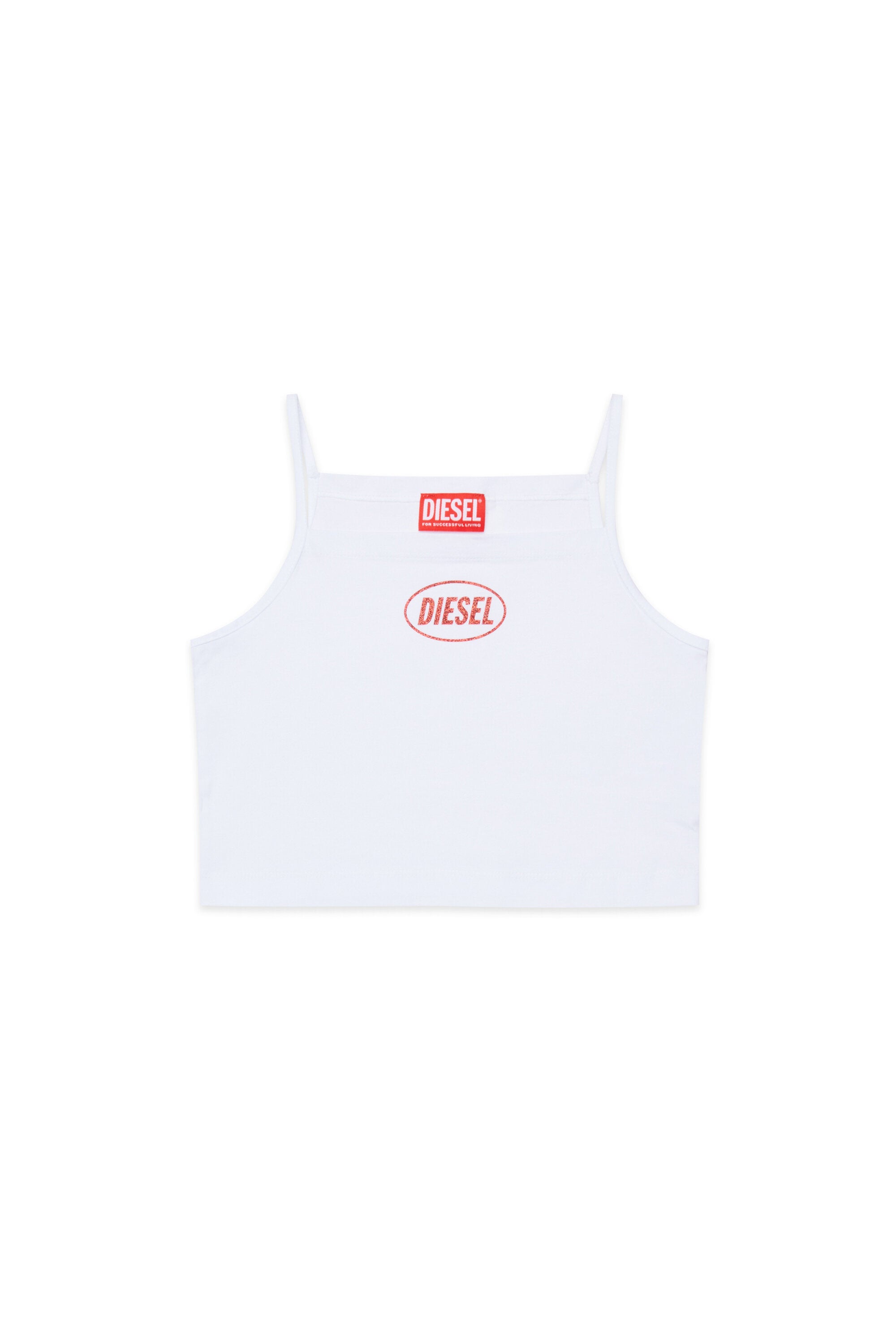 Ärmelloses T-Shirt mit Logo