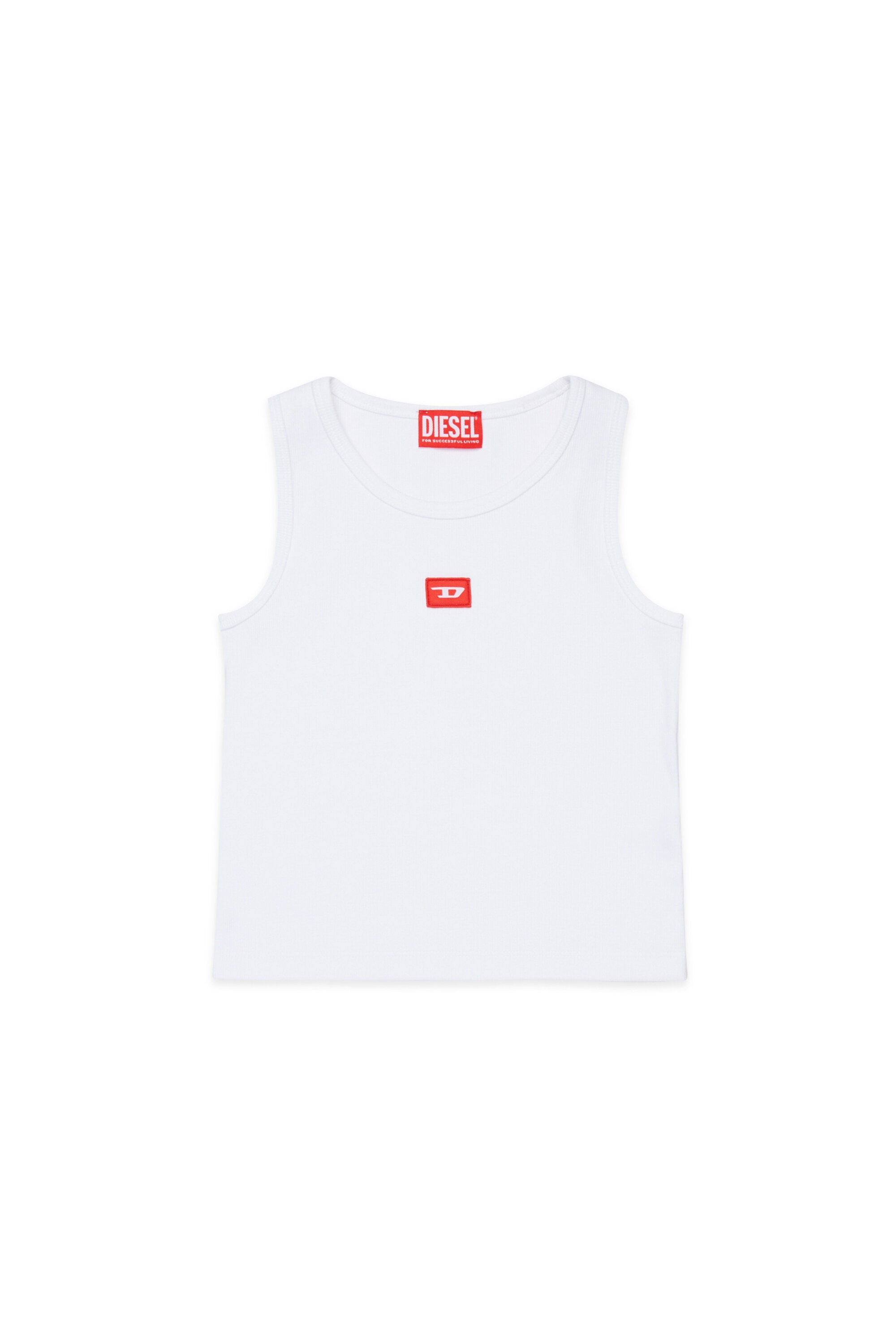 T-shirt senza maniche con logo