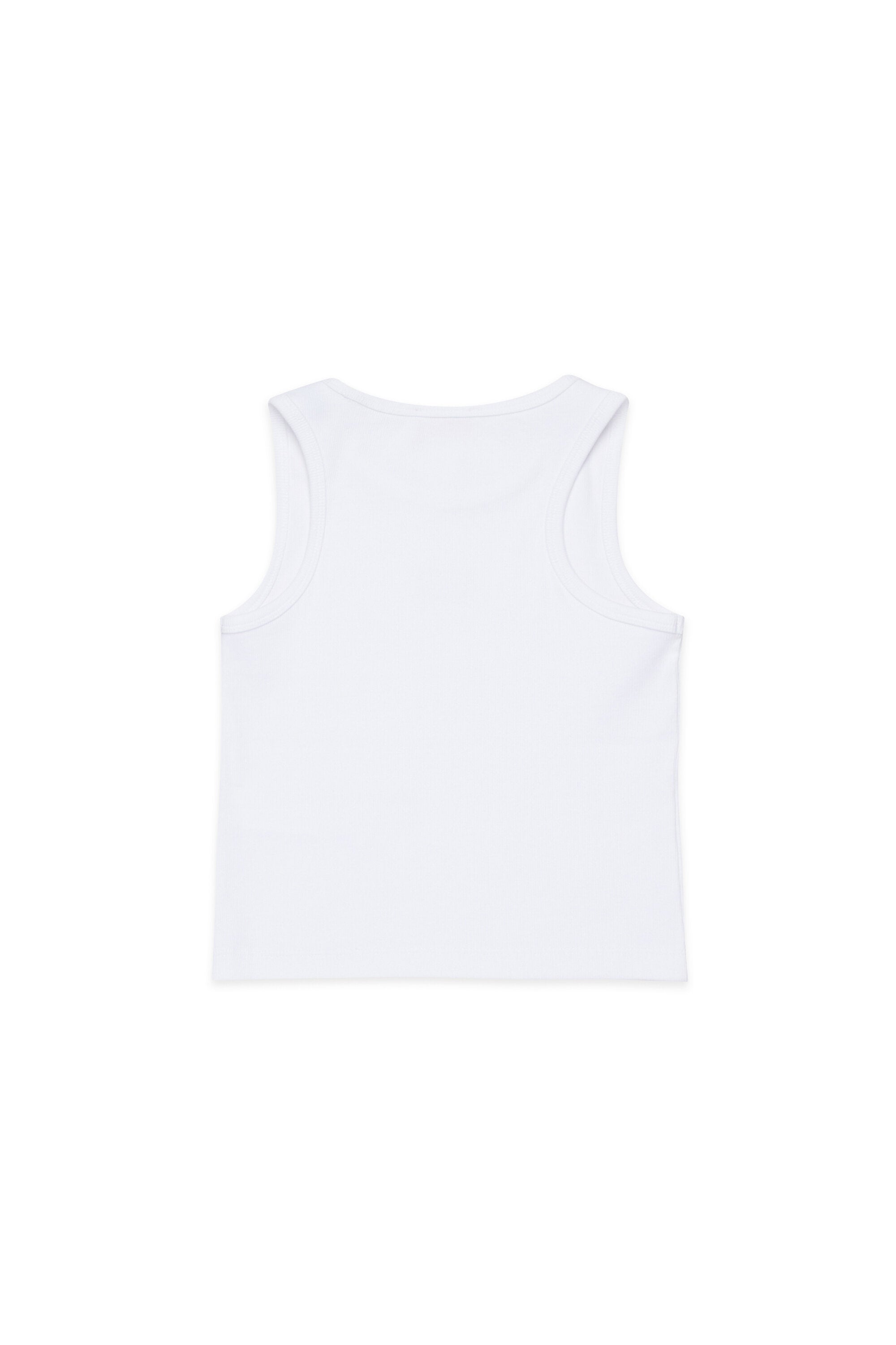 T-shirt senza maniche con logo