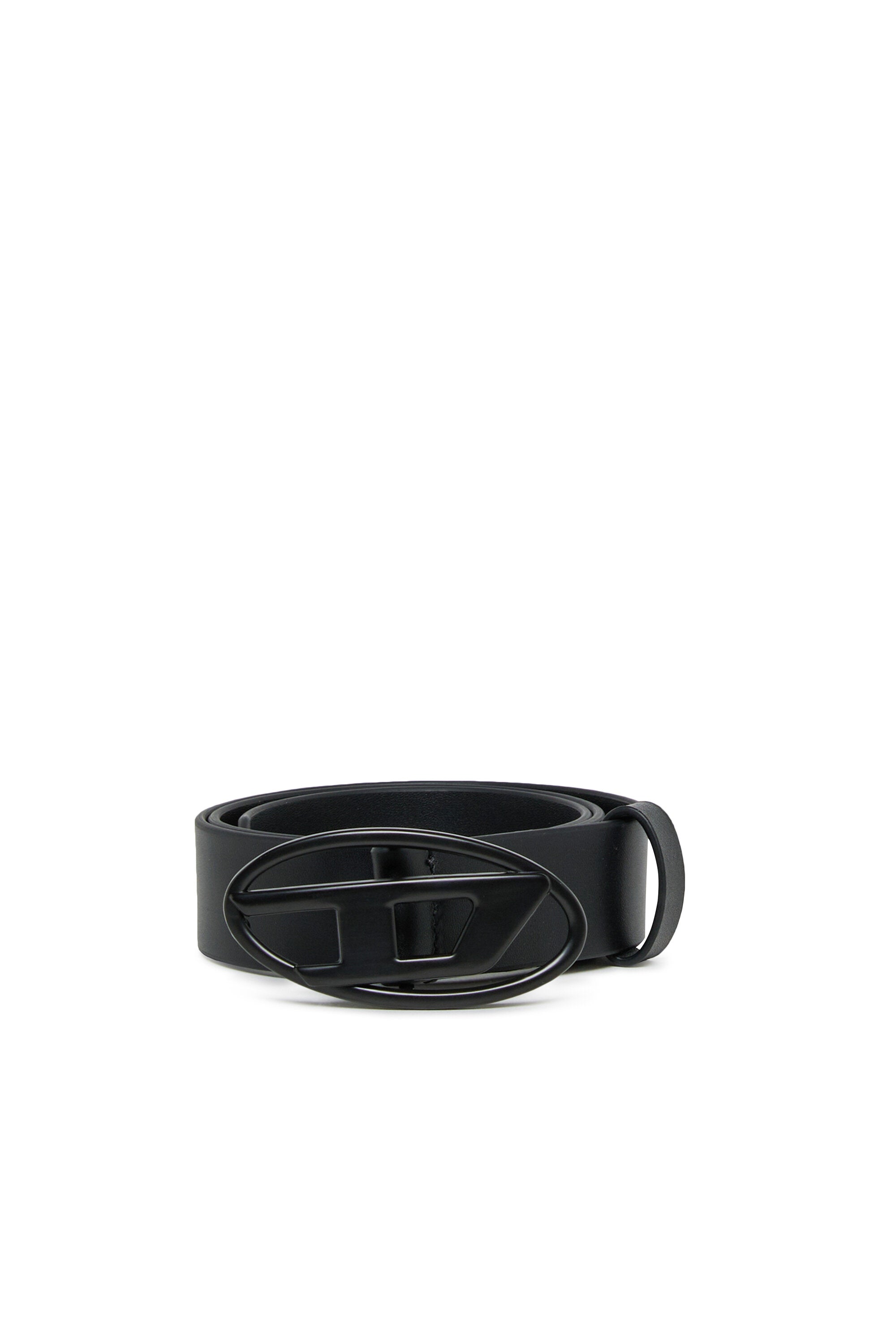 Cintura con fibbia con logo Oval D