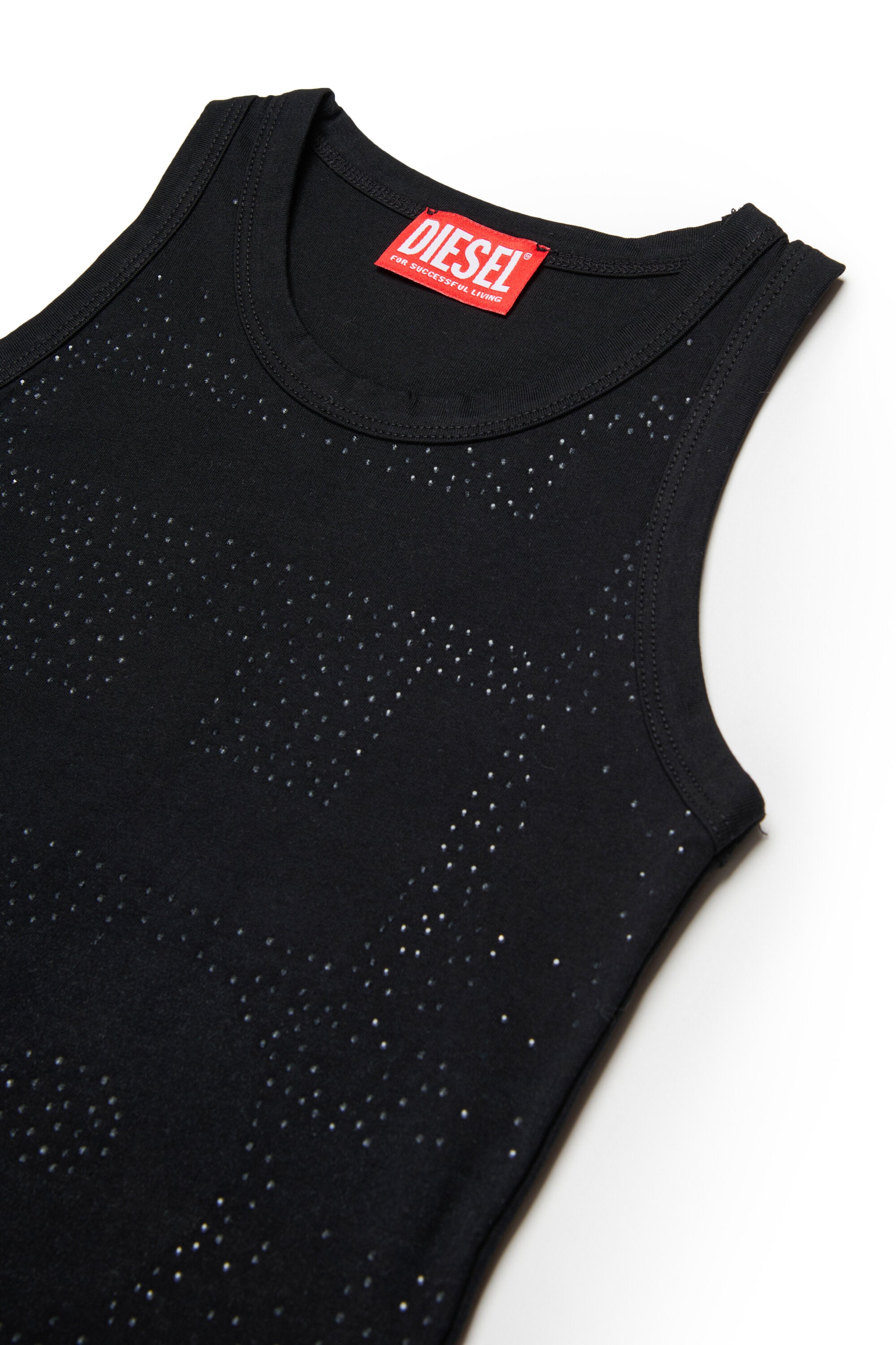 T-shirt senza maniche con logo