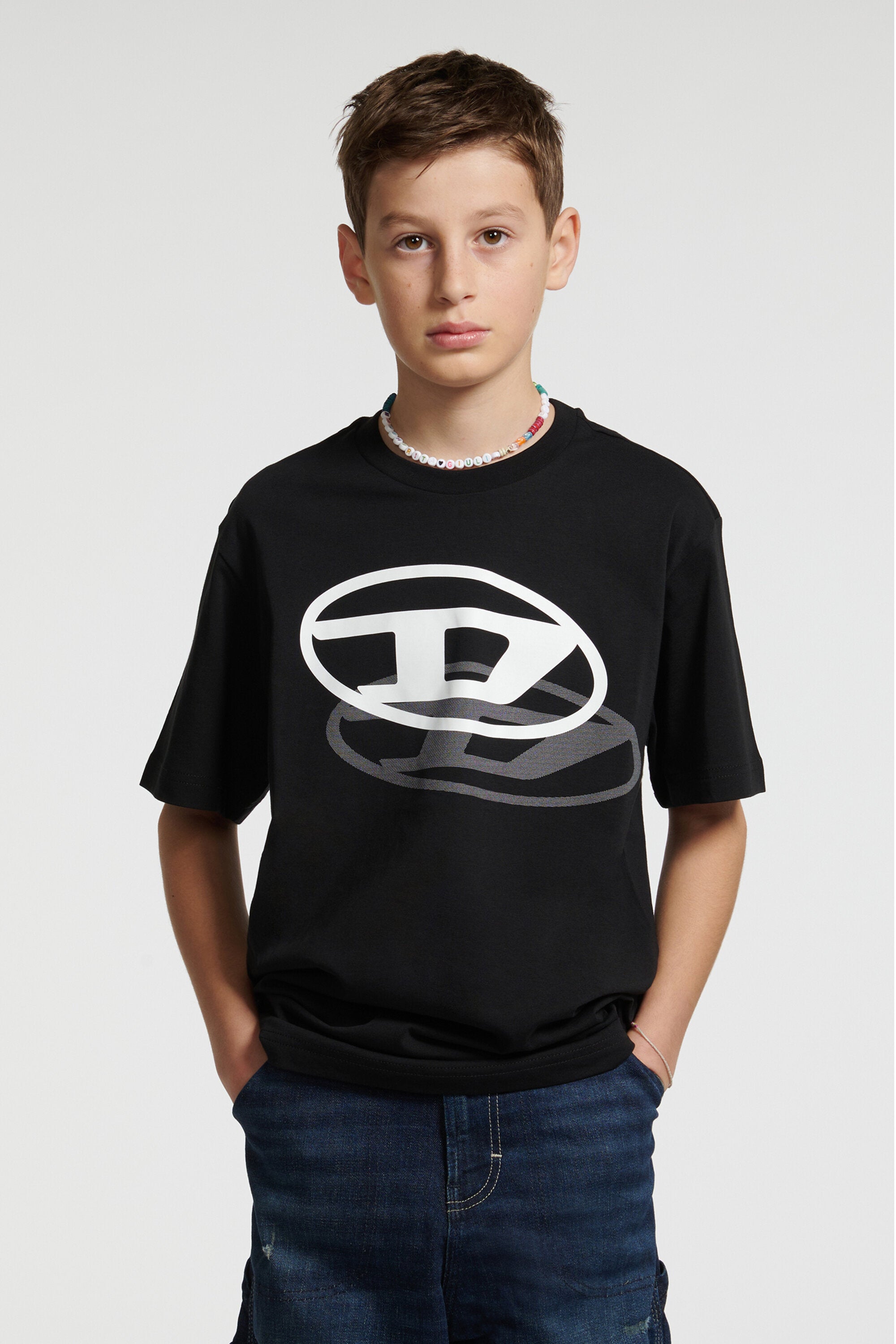 T-shirt avec logo Oval D imprimé