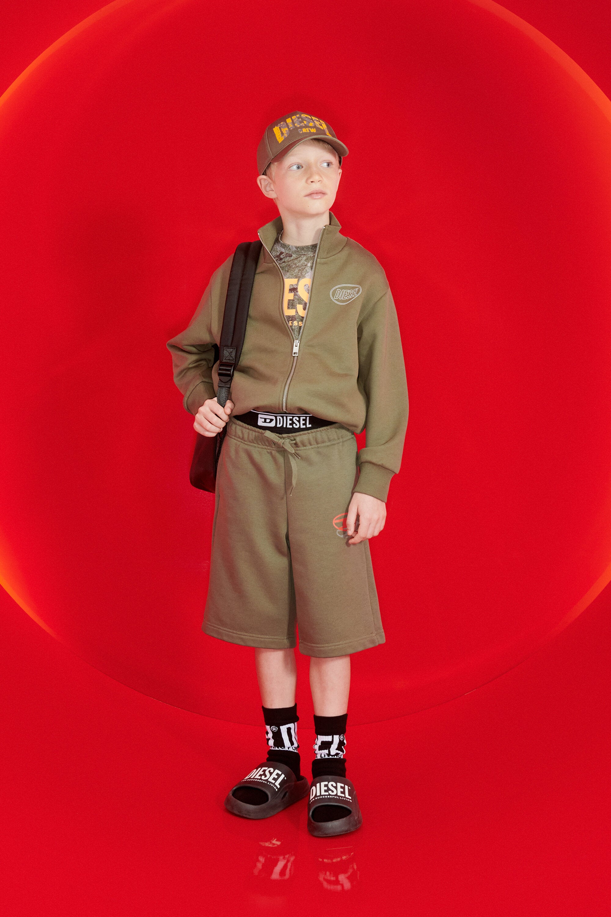 Sweat zippée à logo