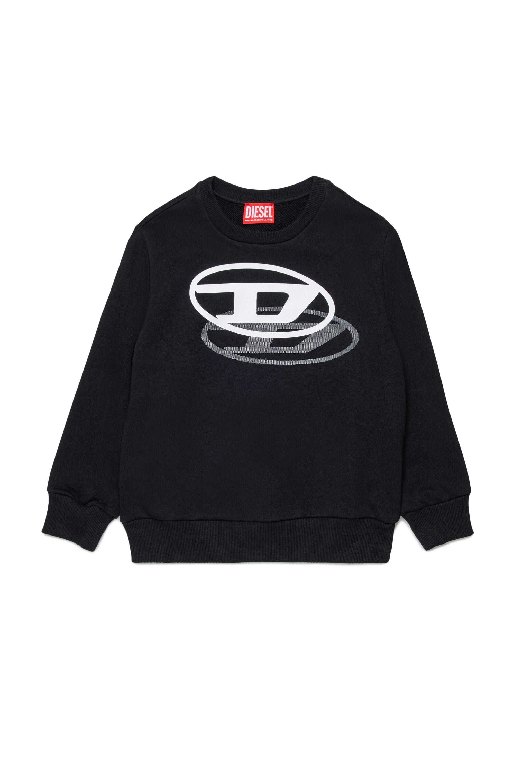 Sweatshirt mit Rundhalsausschnitt und Logo