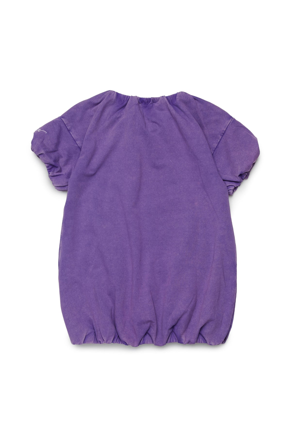 Vestido de manga corta con logo