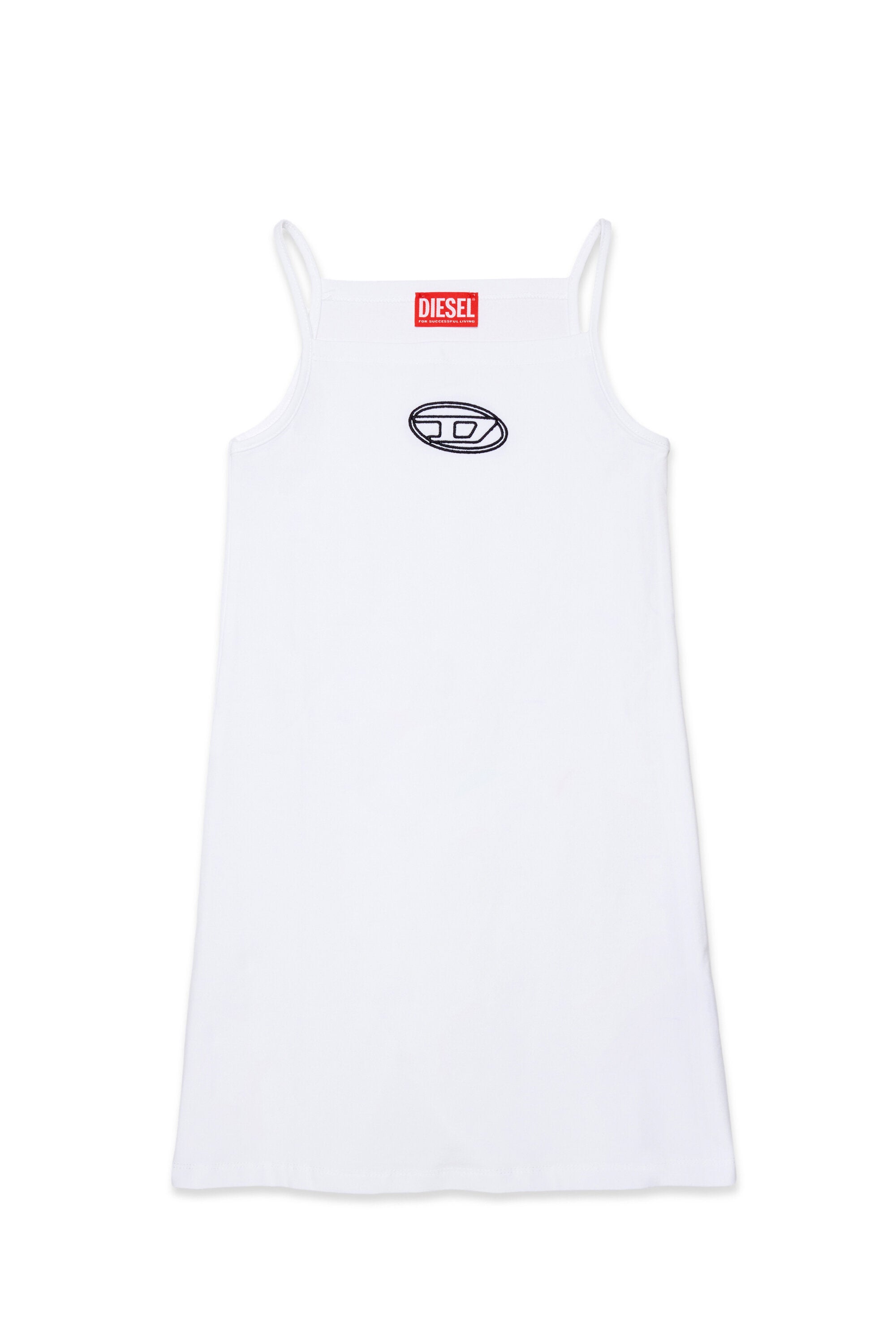 Kurzes Kleid mit Oval D-Logo