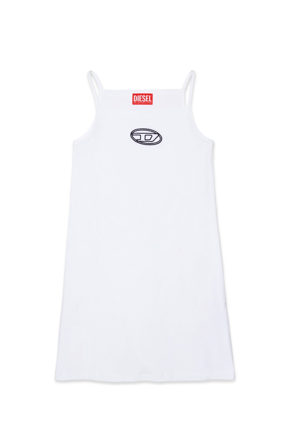 Robe courte avec logo Oval D
