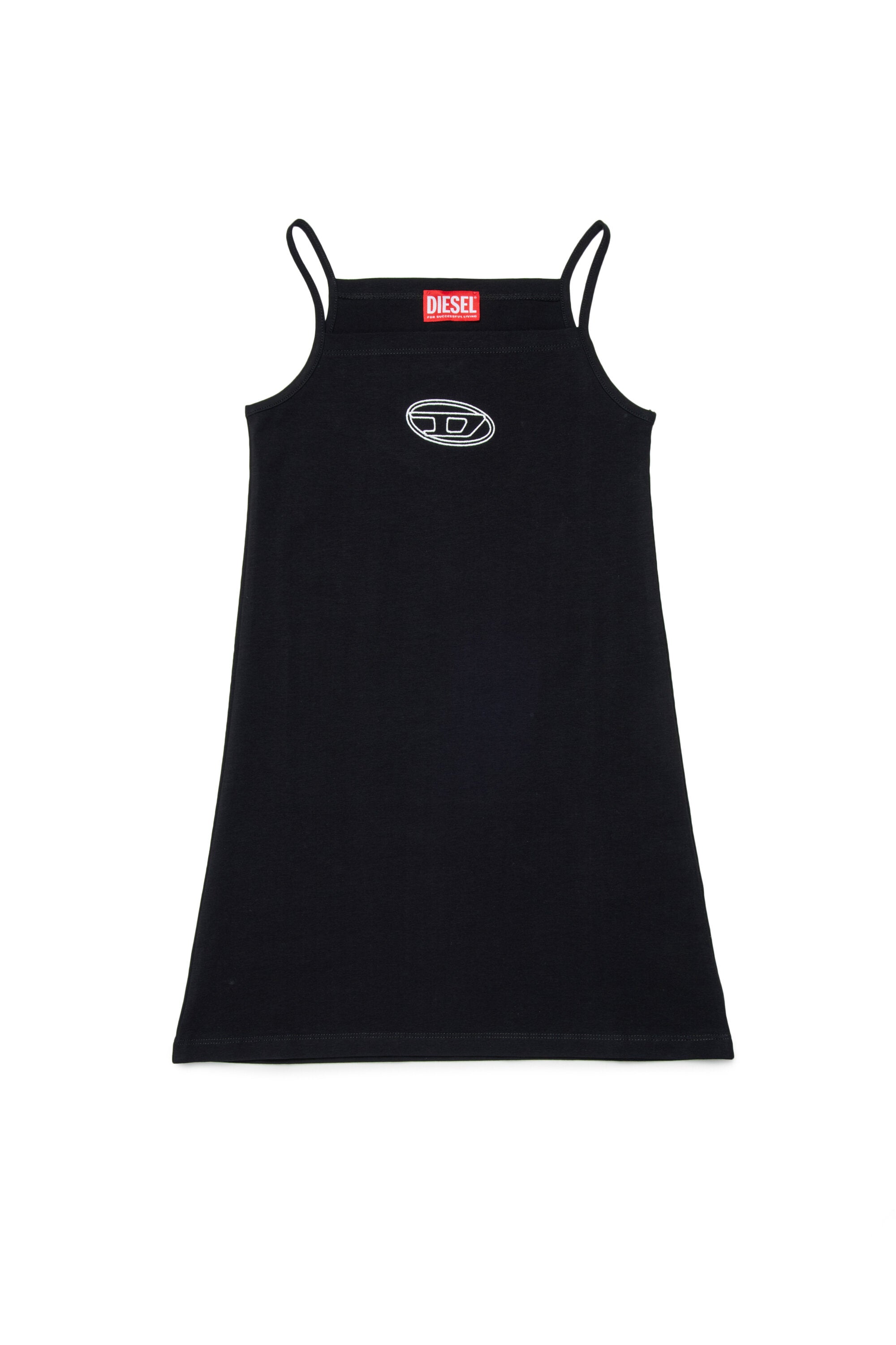 Kurzes Kleid mit Oval D-Logo