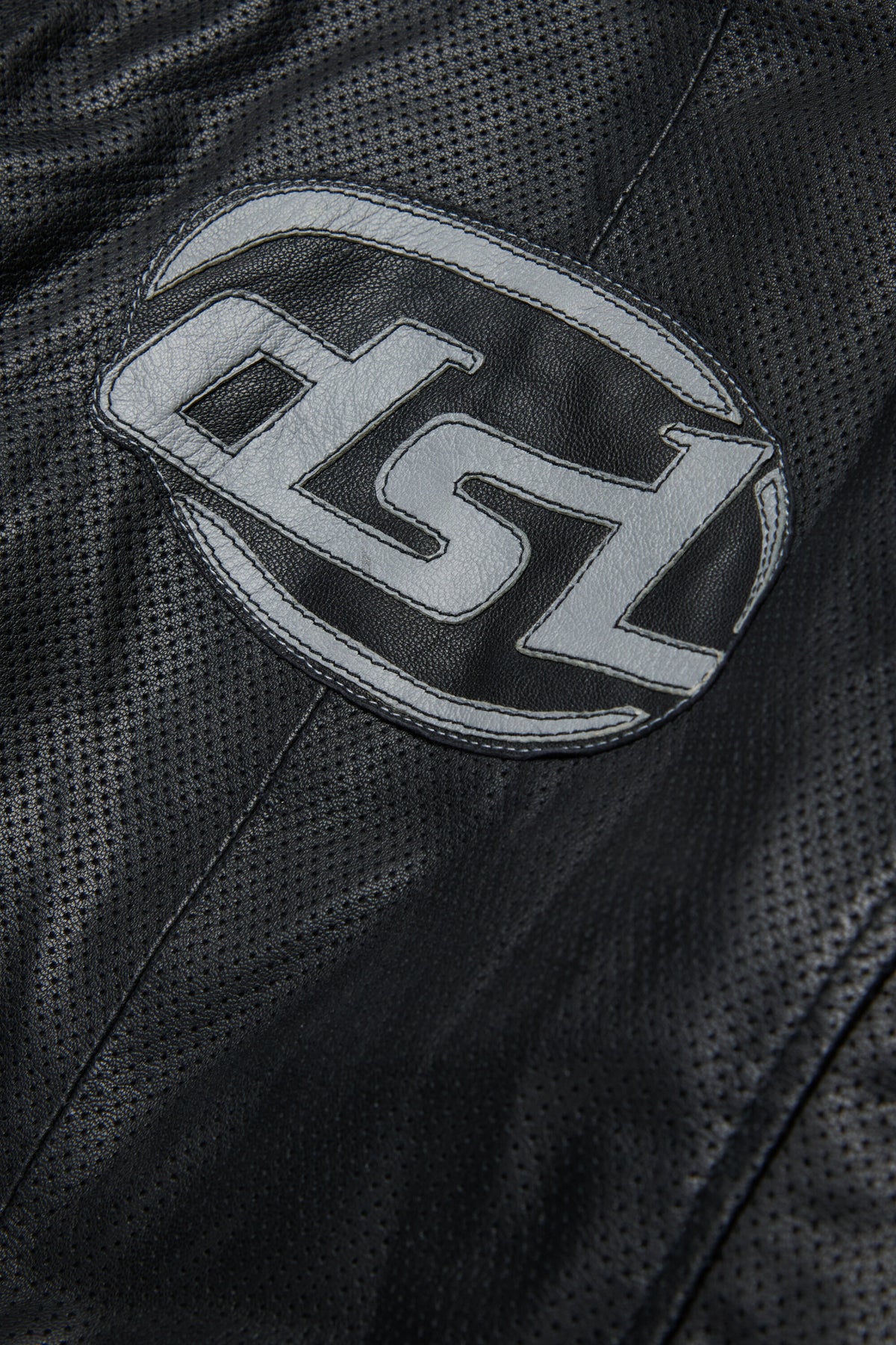 Veste biker avec logo imprimé