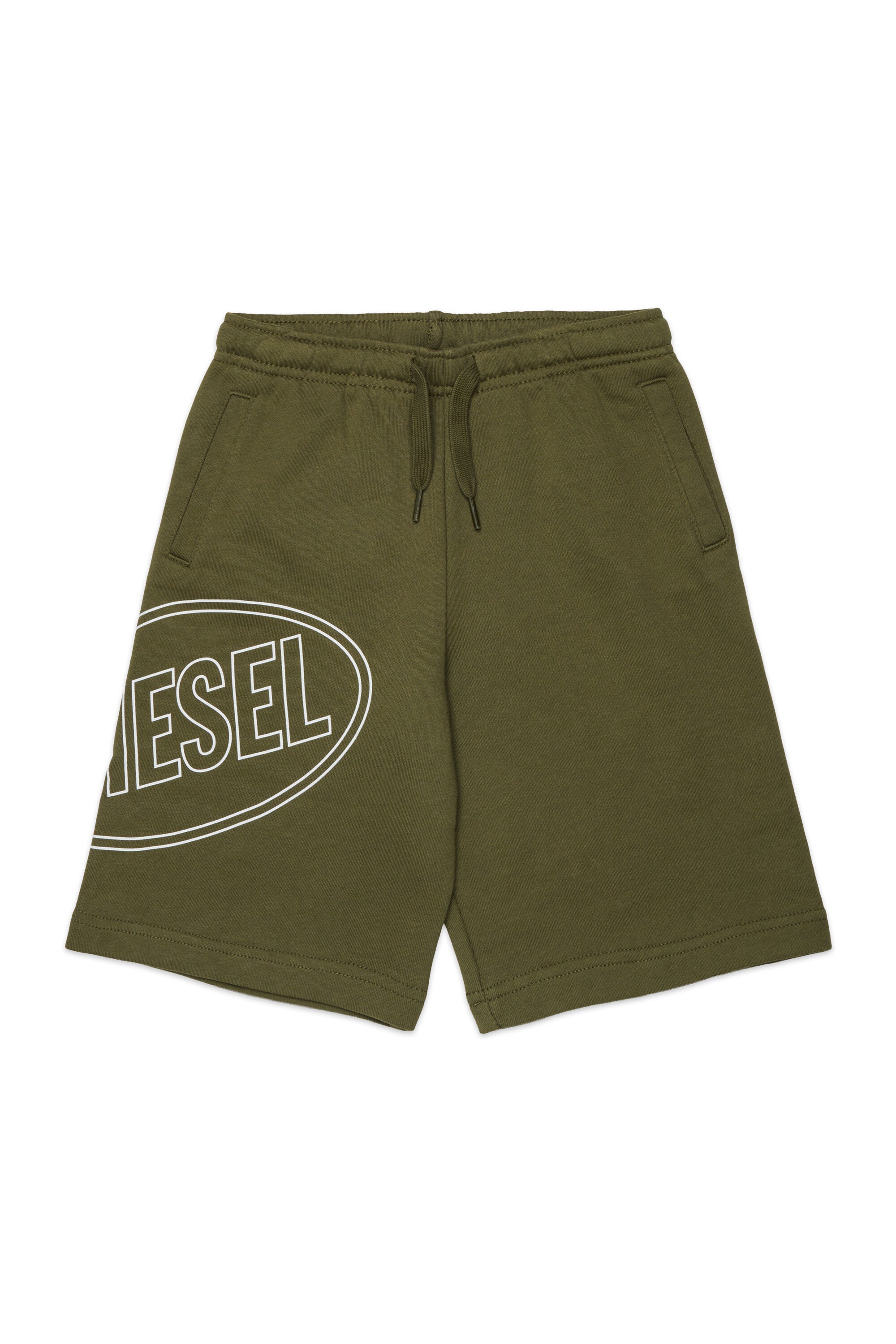 Shorts in felpa con logo