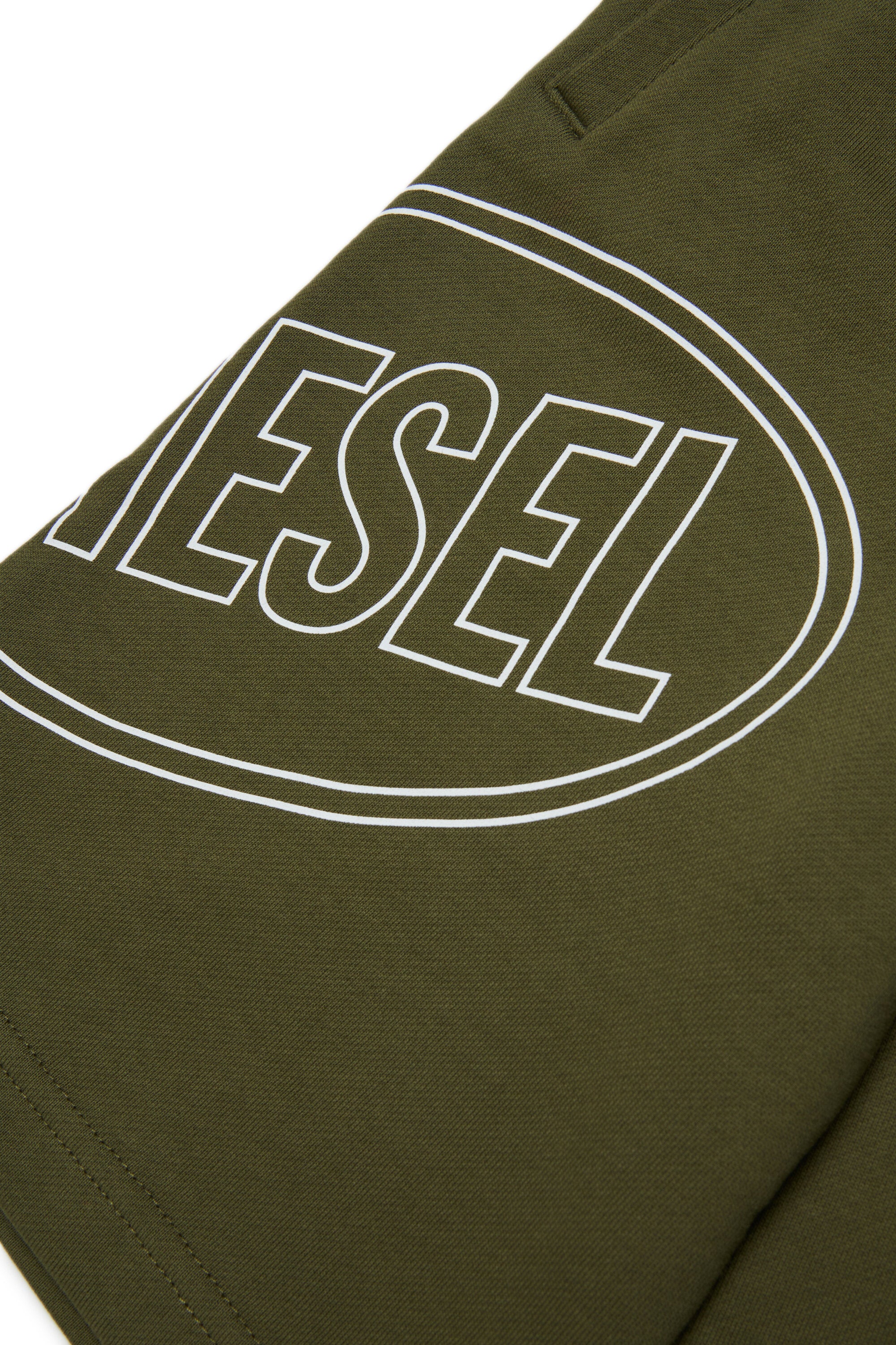 Shorts in felpa con logo