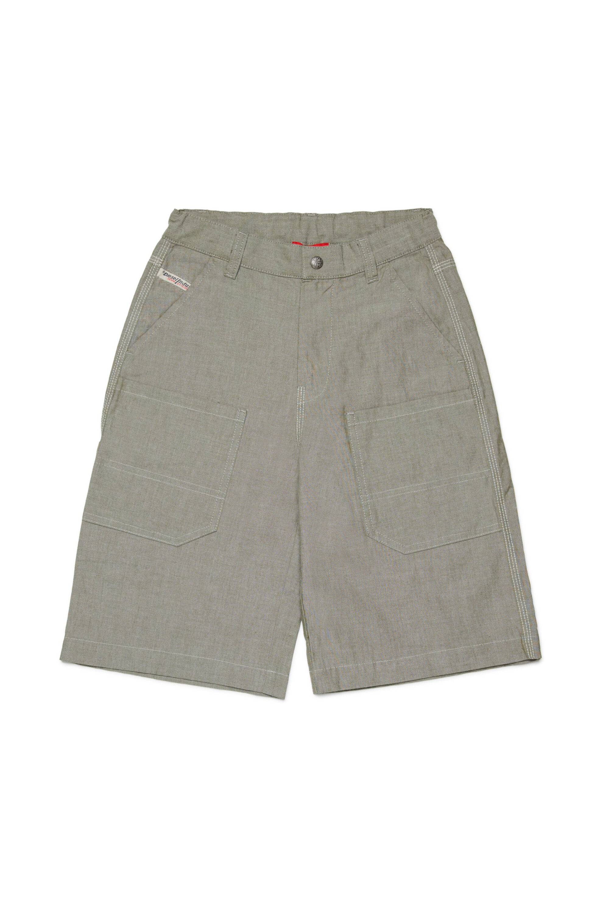 Shorts cargo con logo