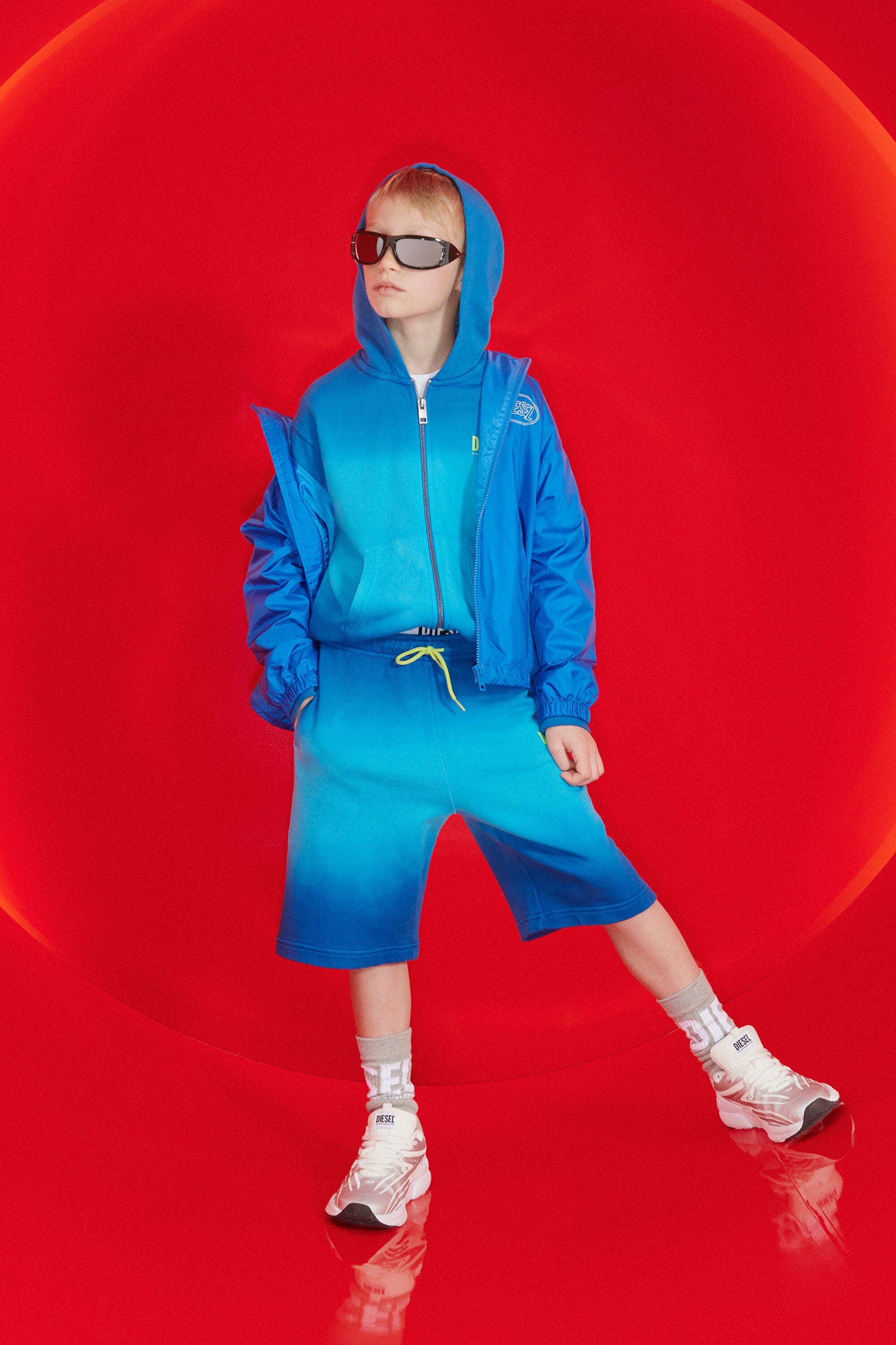 Short en molleton avec logo