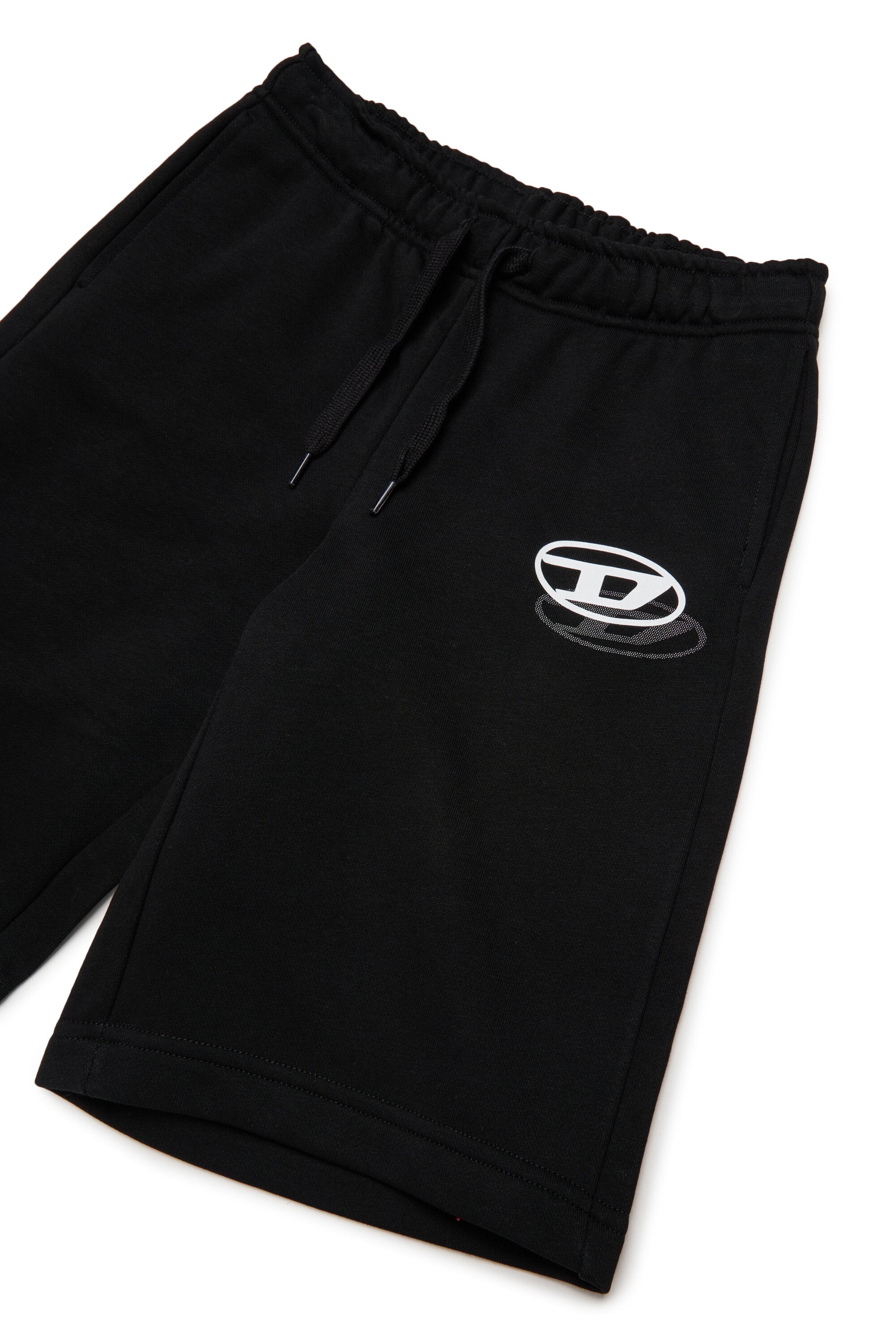 Shorts in felpa con logo