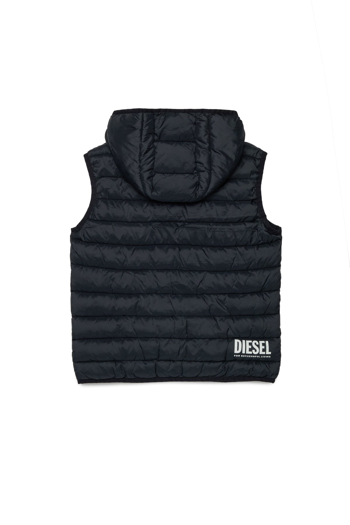 Chaqueta acolchada con logotipo estampado