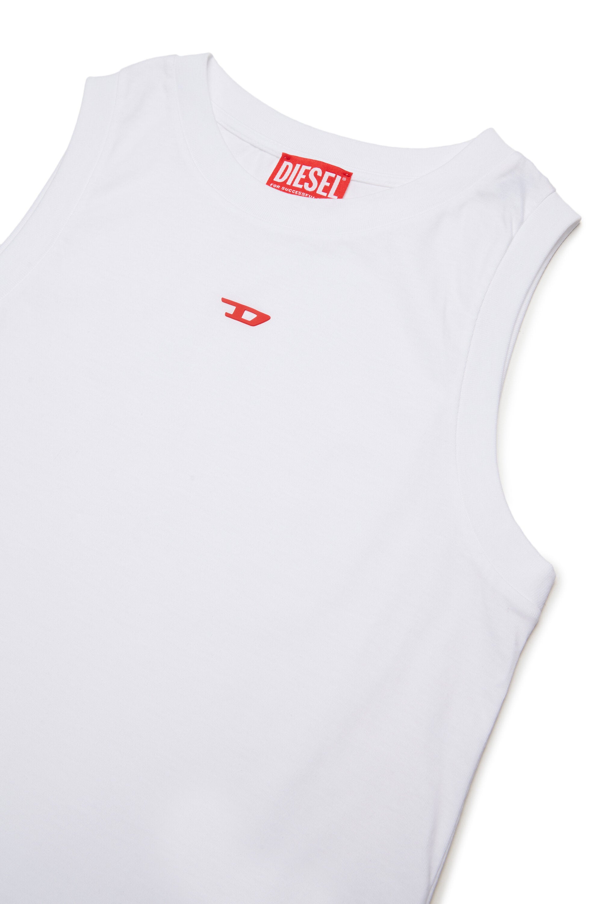 Ärmelloses T-Shirt mit Logo