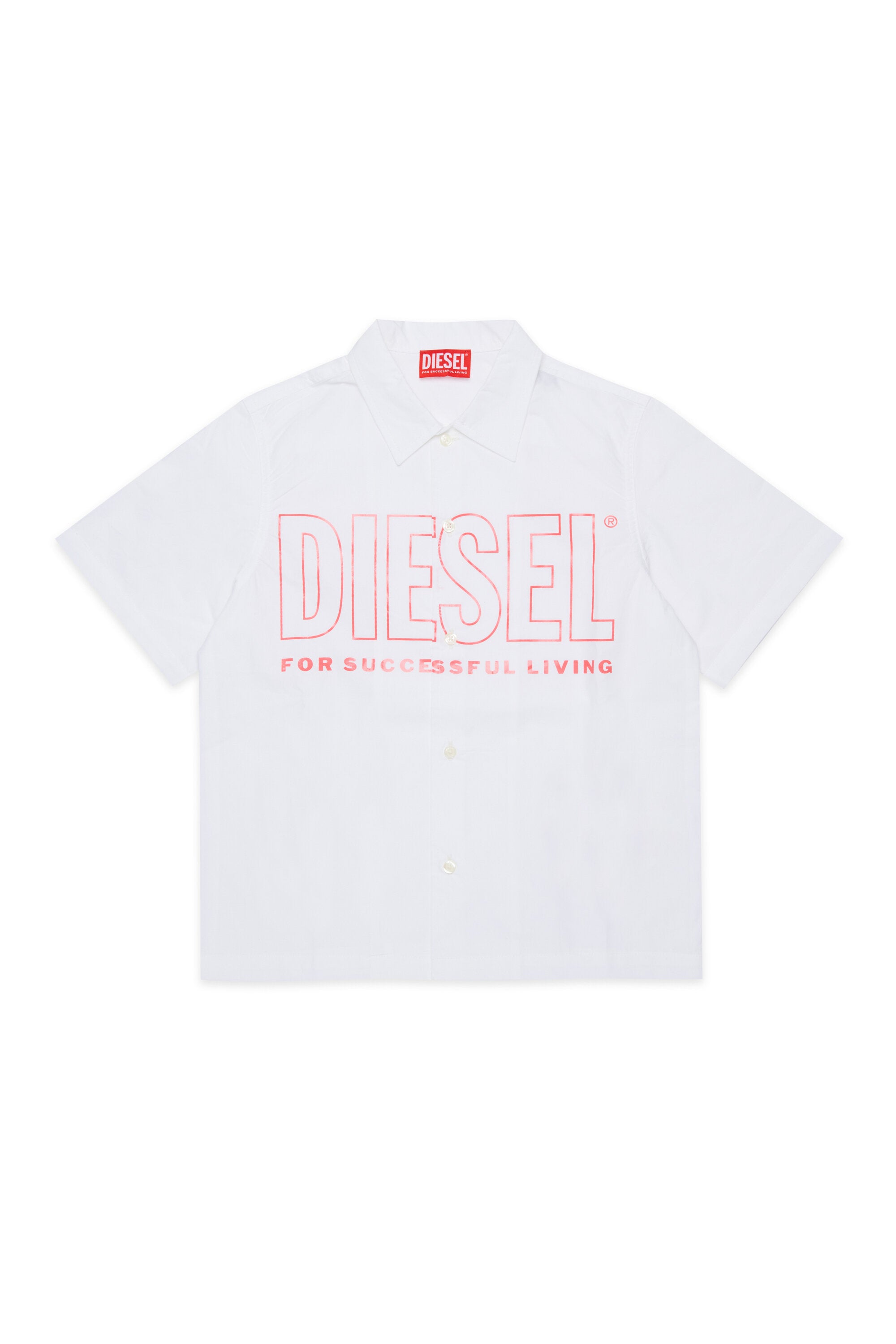 Camicia manica corta con logo