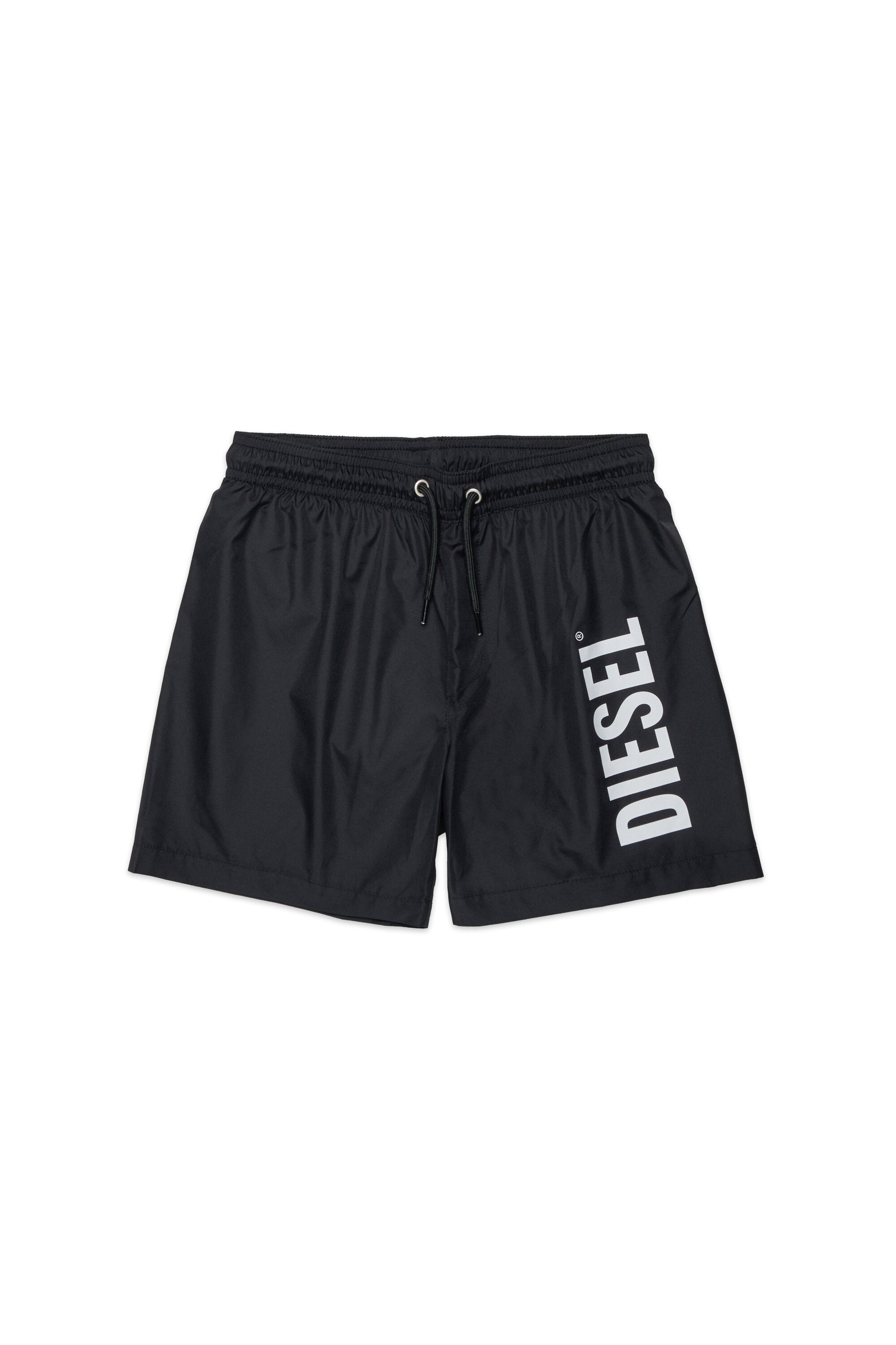 Boxer swimsuit with logo
