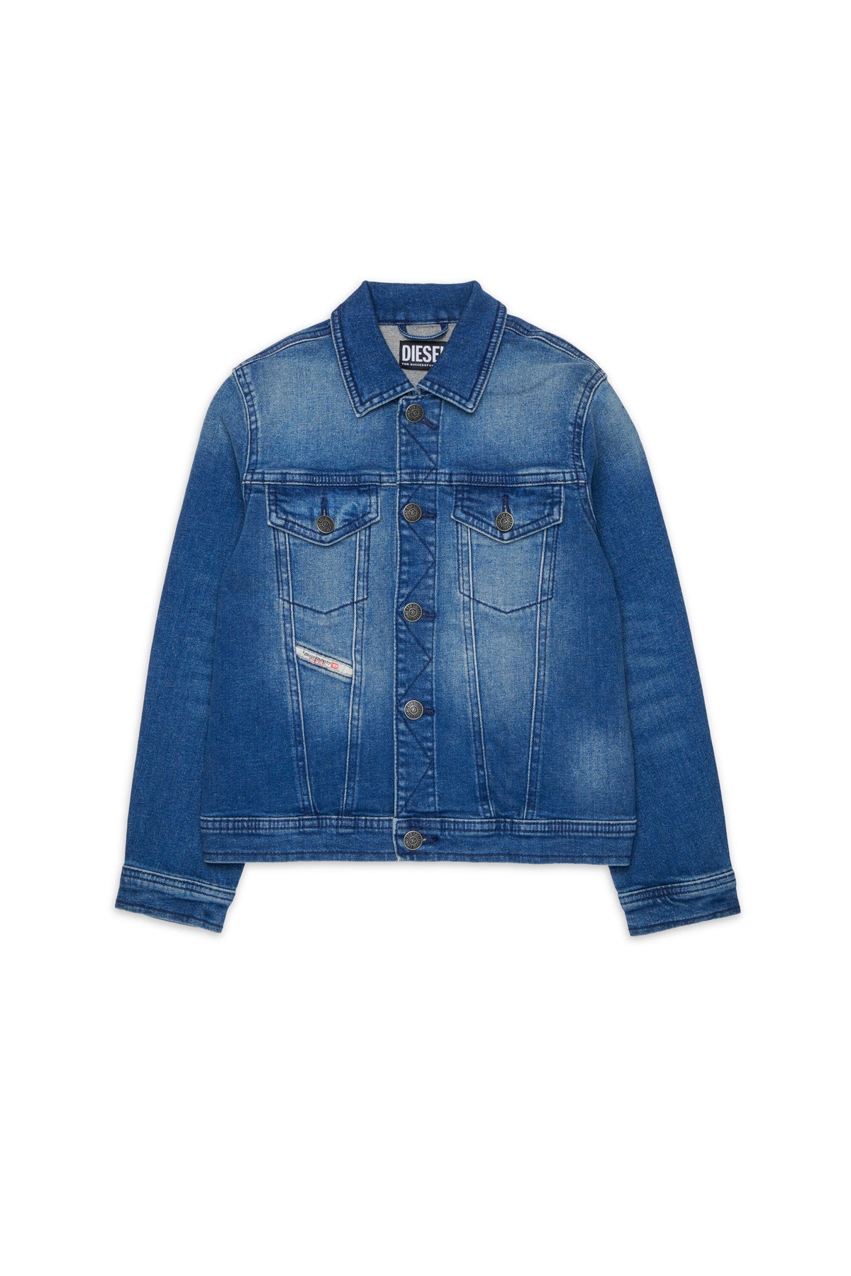 Chaqueta vaquera con logo