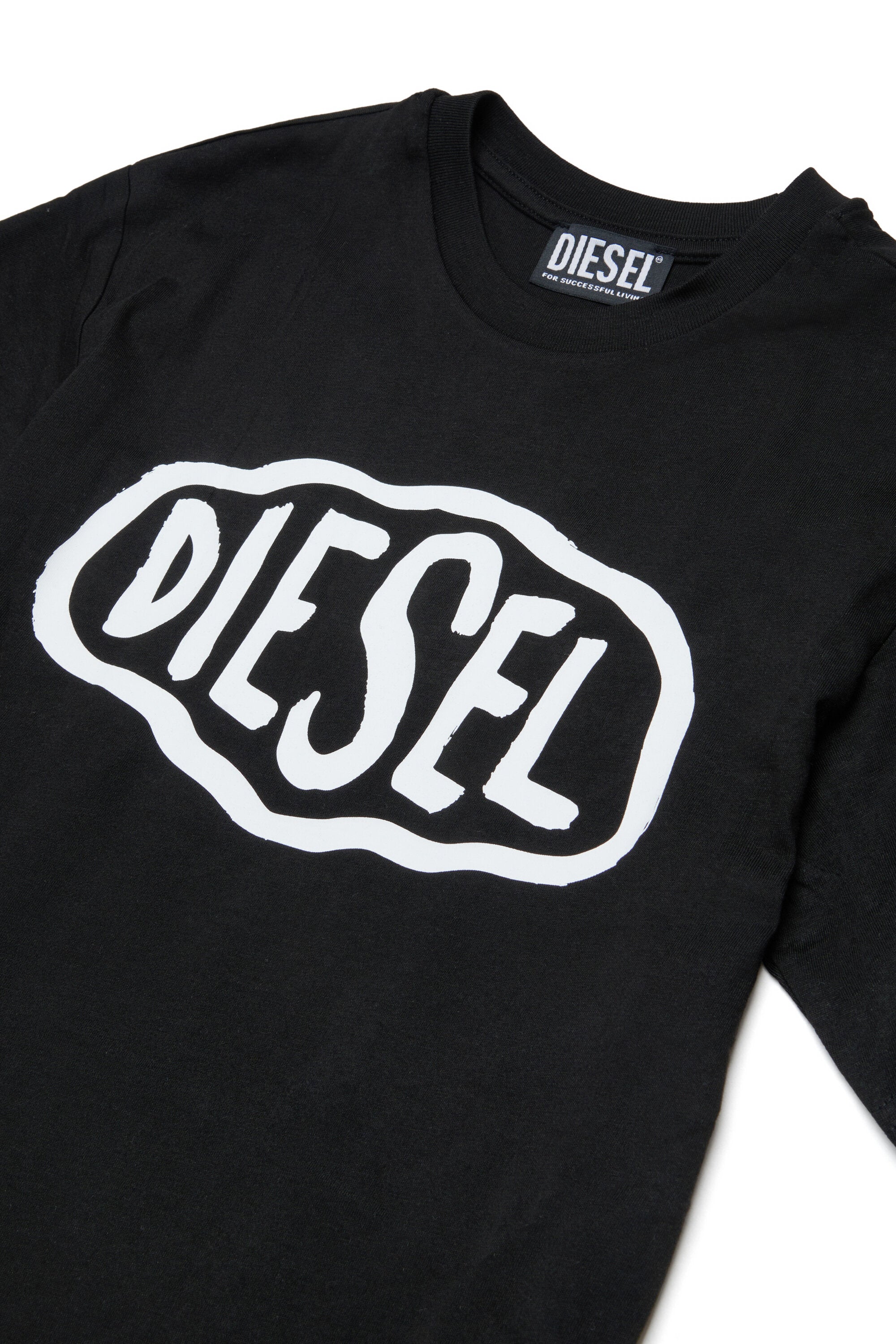 Rundhals-T-Shirt mit Logo