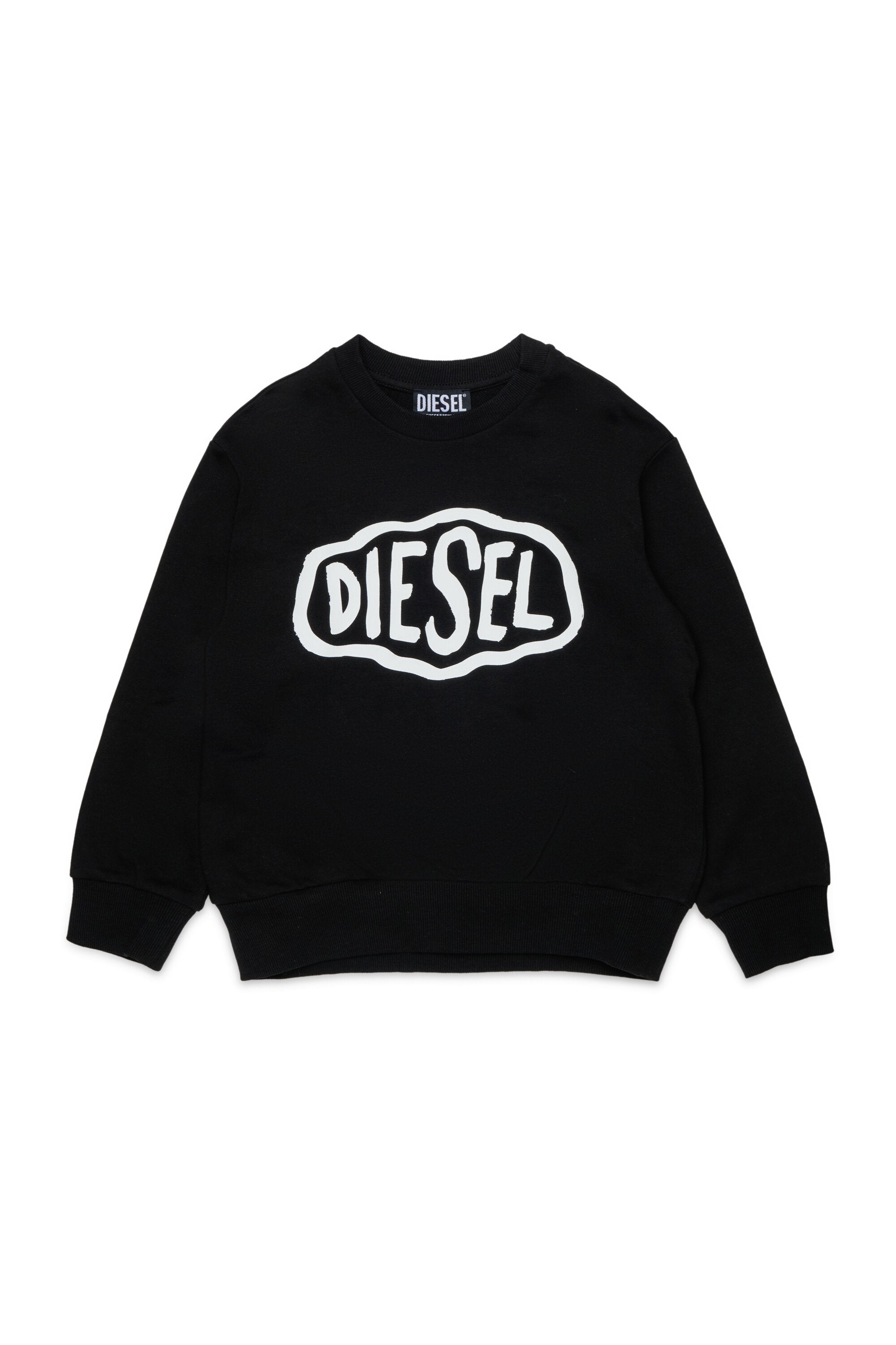 Sweatshirt mit Rundhalsausschnitt und Logo