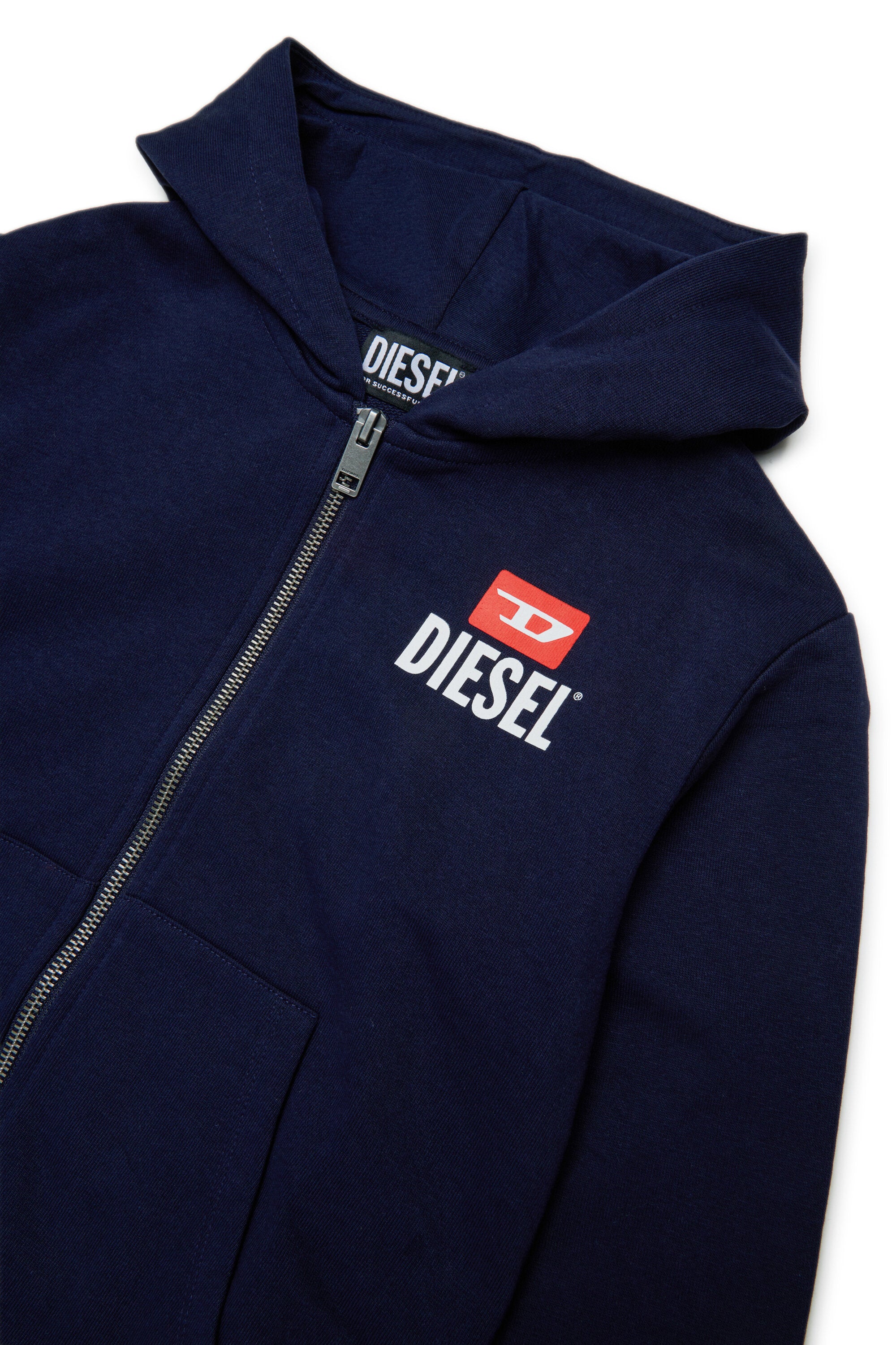 Felpa fully zip con logo